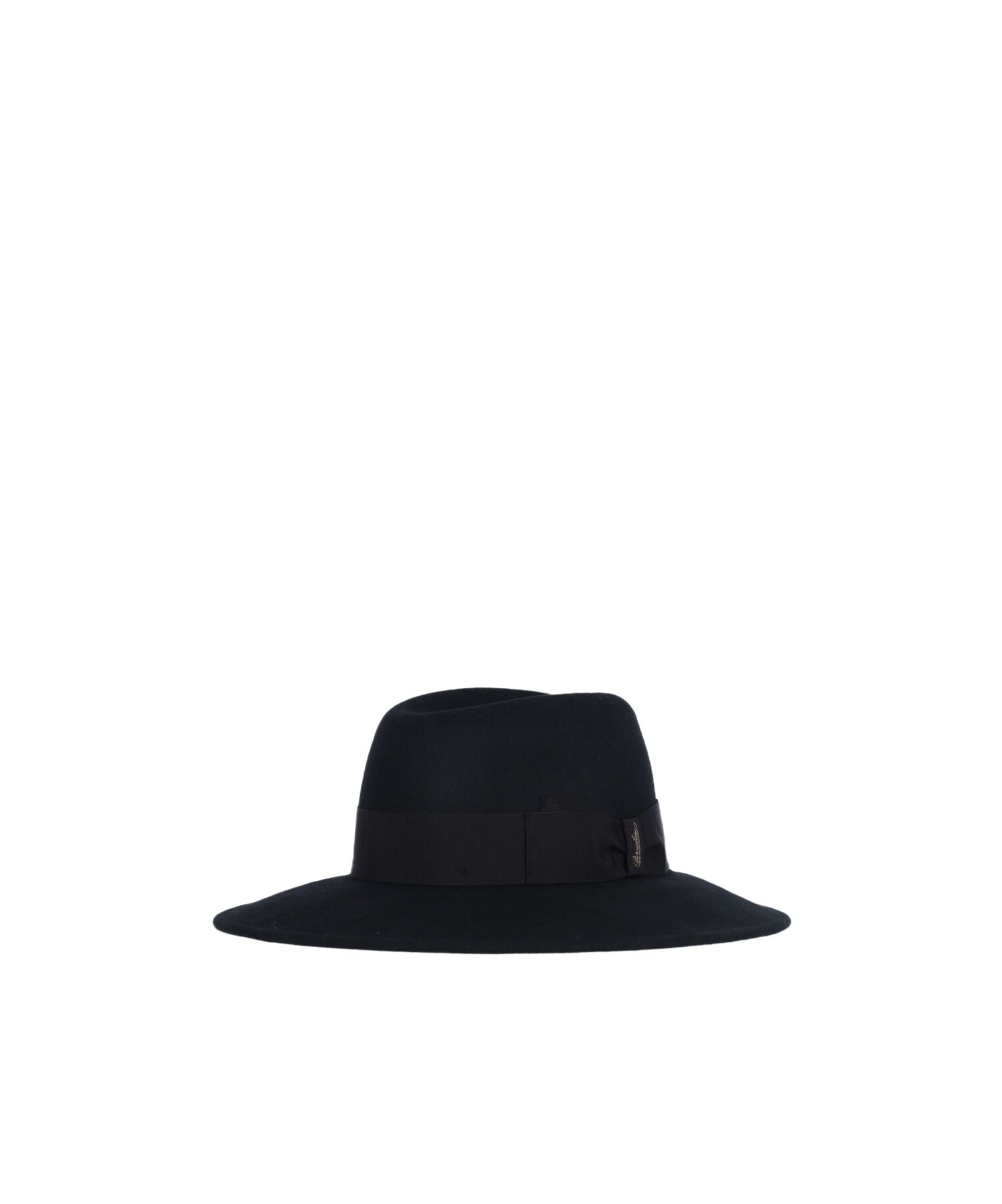 Borsalino Midnight Blue Felt Hat In Black