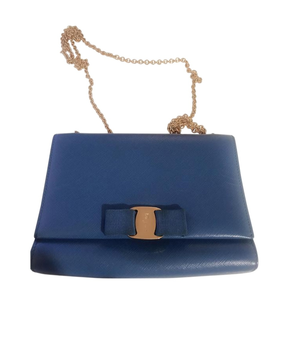 FERRAGAMO LOGO SHOULDER BAG