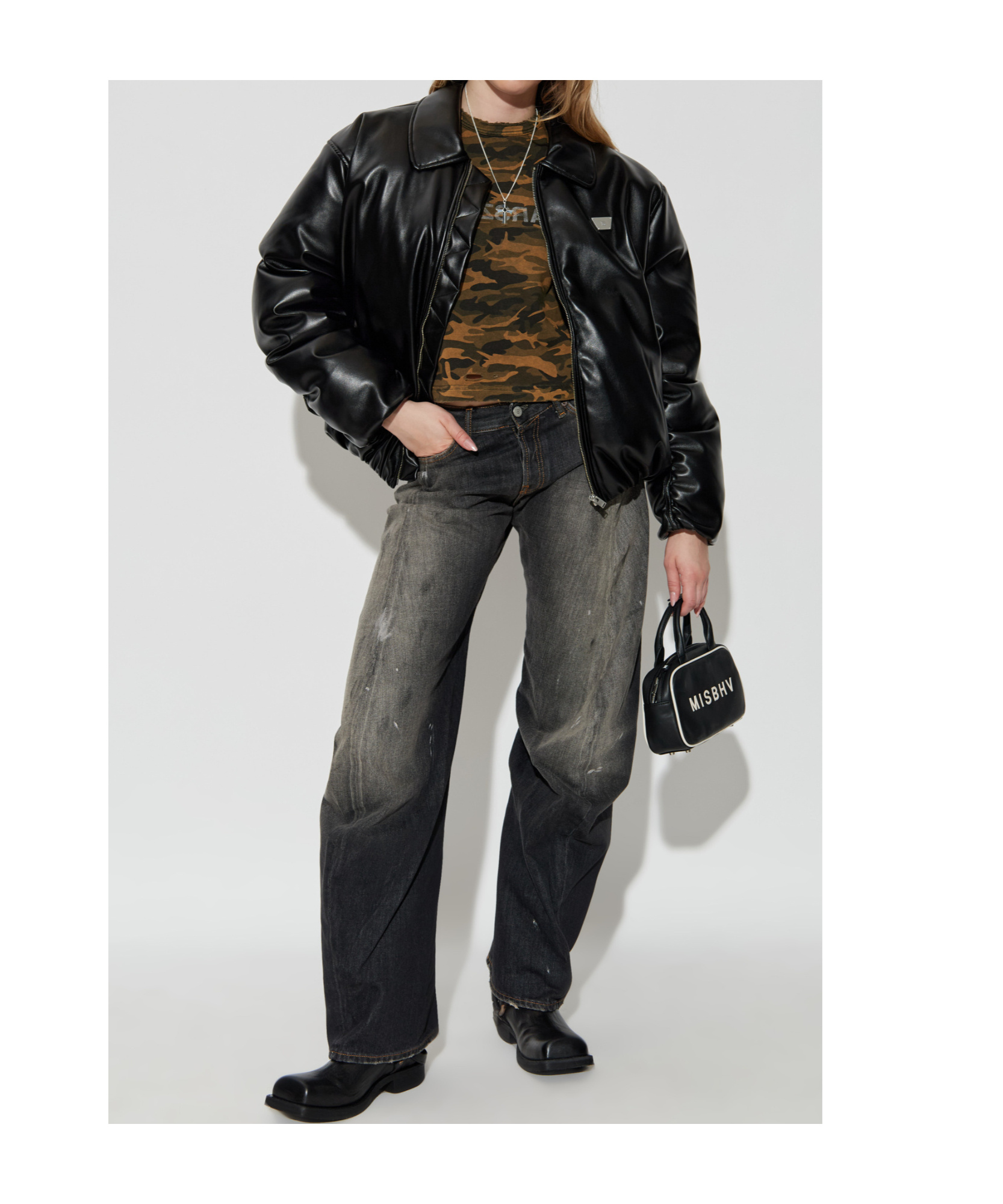 Misbhv Logo Patch Casual Jacket In Black