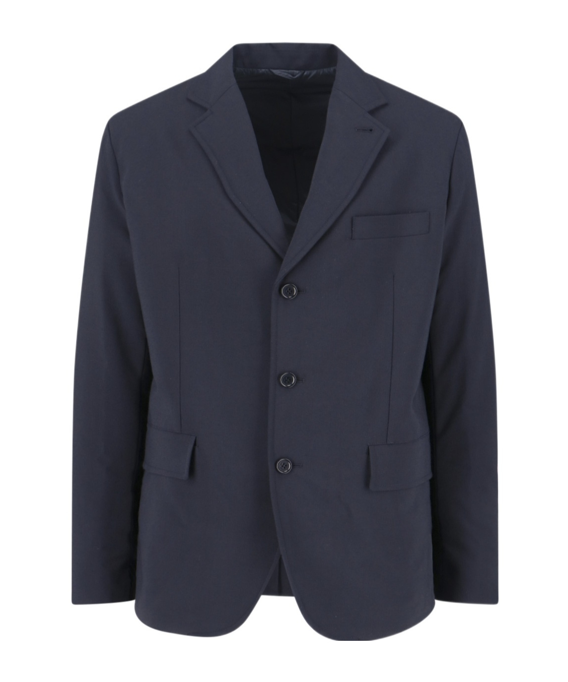 Aspesi Paperino Single-breasted Blazer In Black