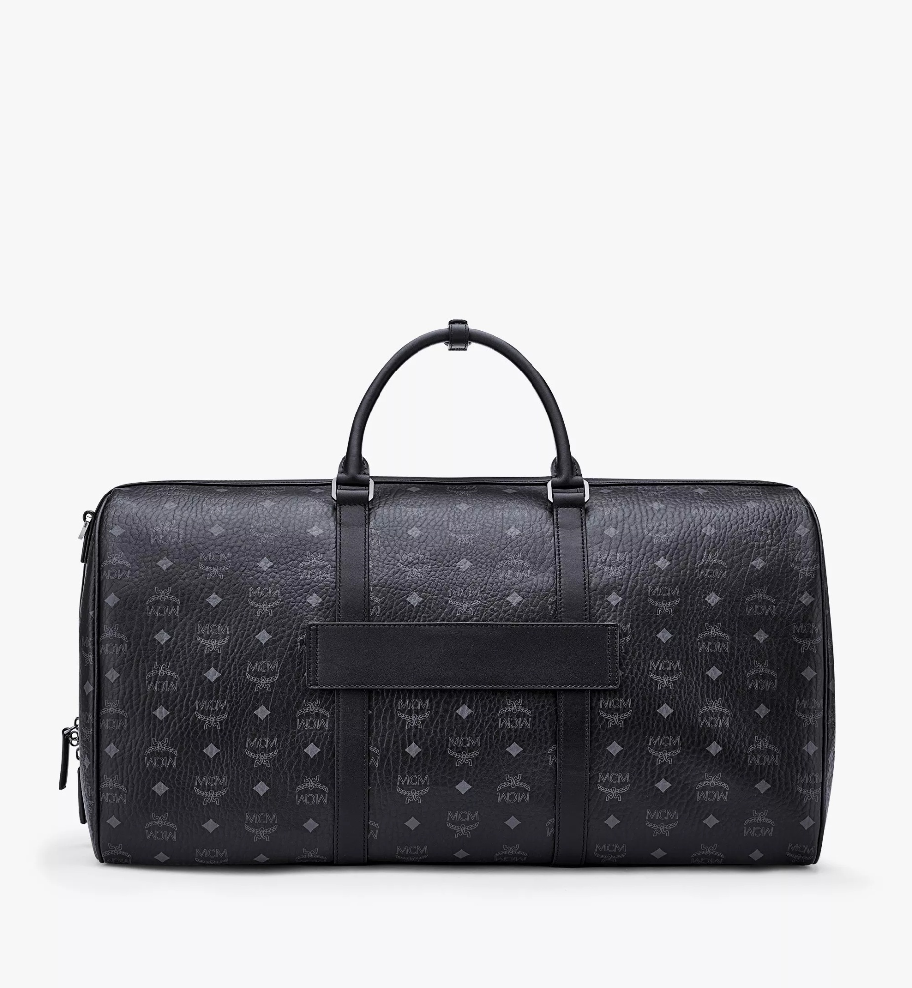 Mcm Extra Large Ottomar Weekender Duffle Bag In Black