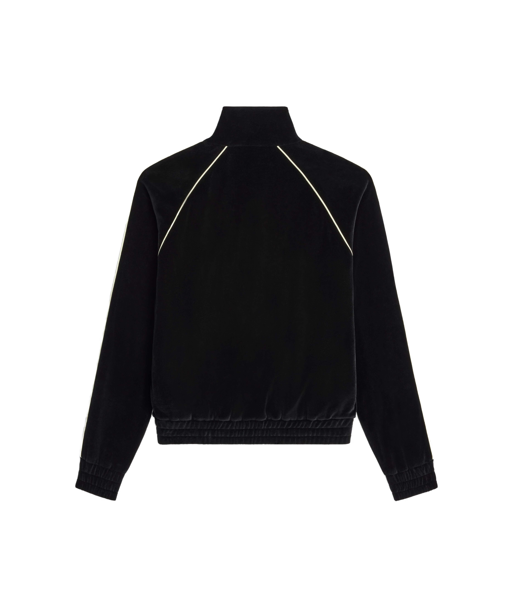 Celine Triomphe Knitted Sports Jacket In Black/white