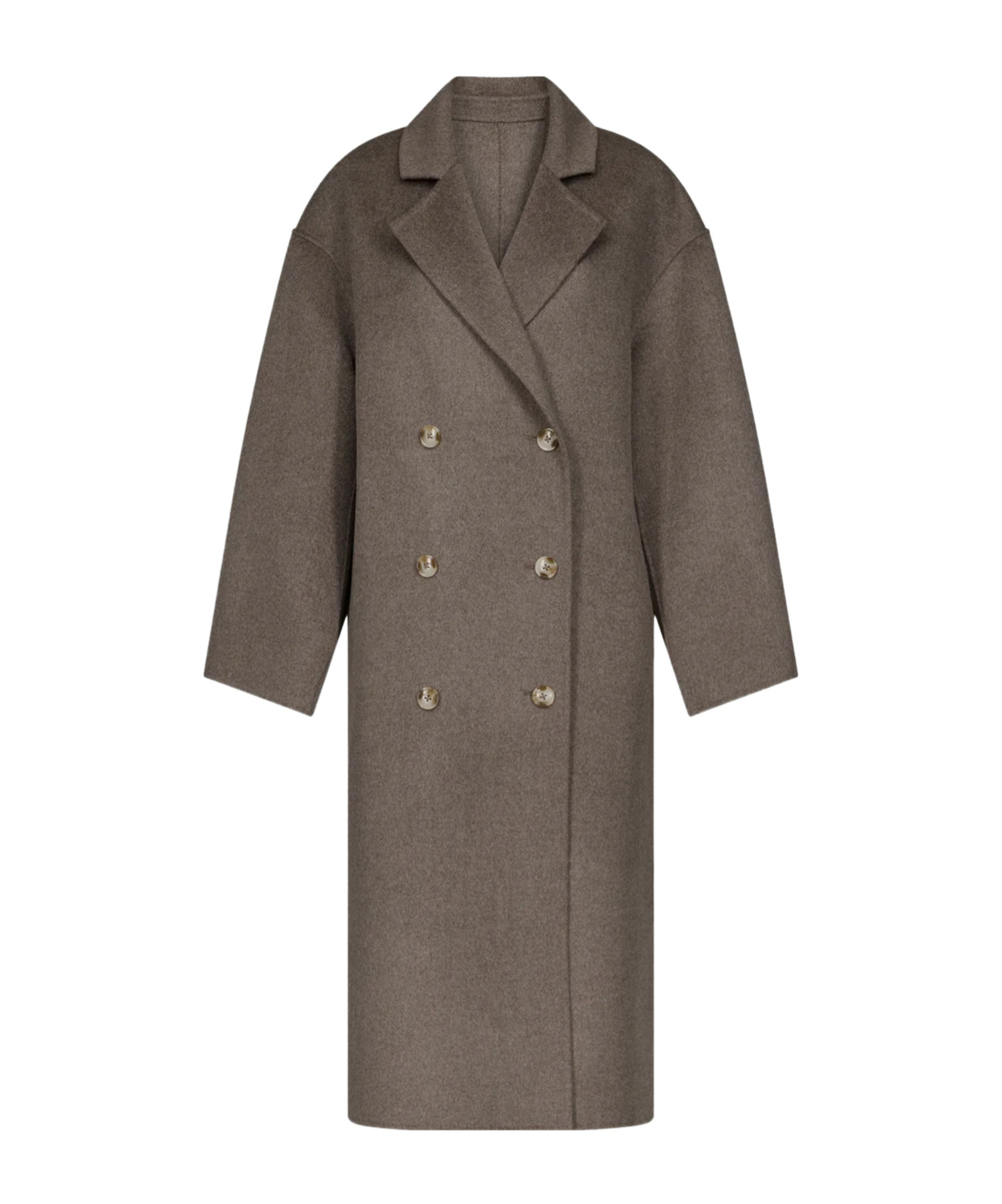 Loulou Studio Long Coat In Brown