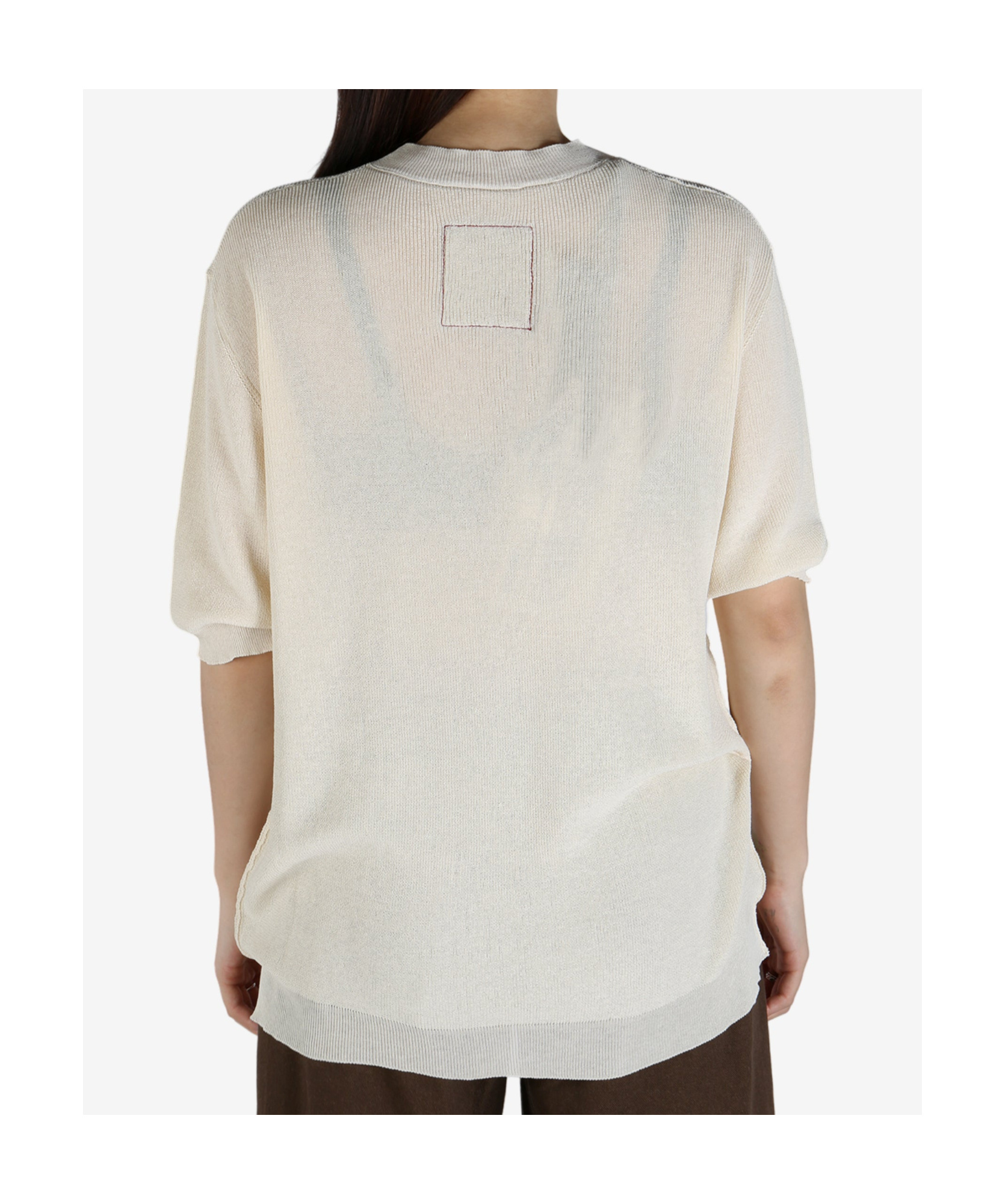 Uma Wang Short Sleeves Top In White