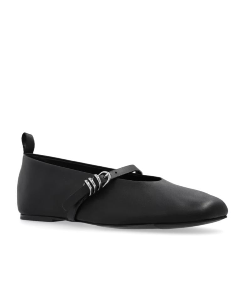 Rag & Bone Black Spire Mary Jane Ballerina Flats In Black