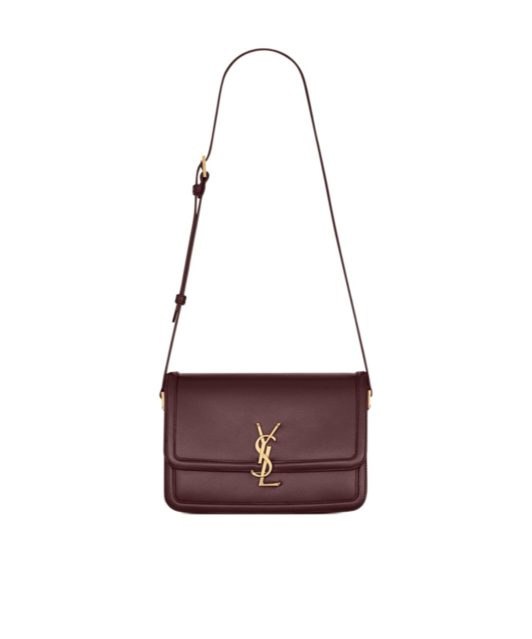 Shop Saint Laurent Solferino Medium Satchel In Box In Red