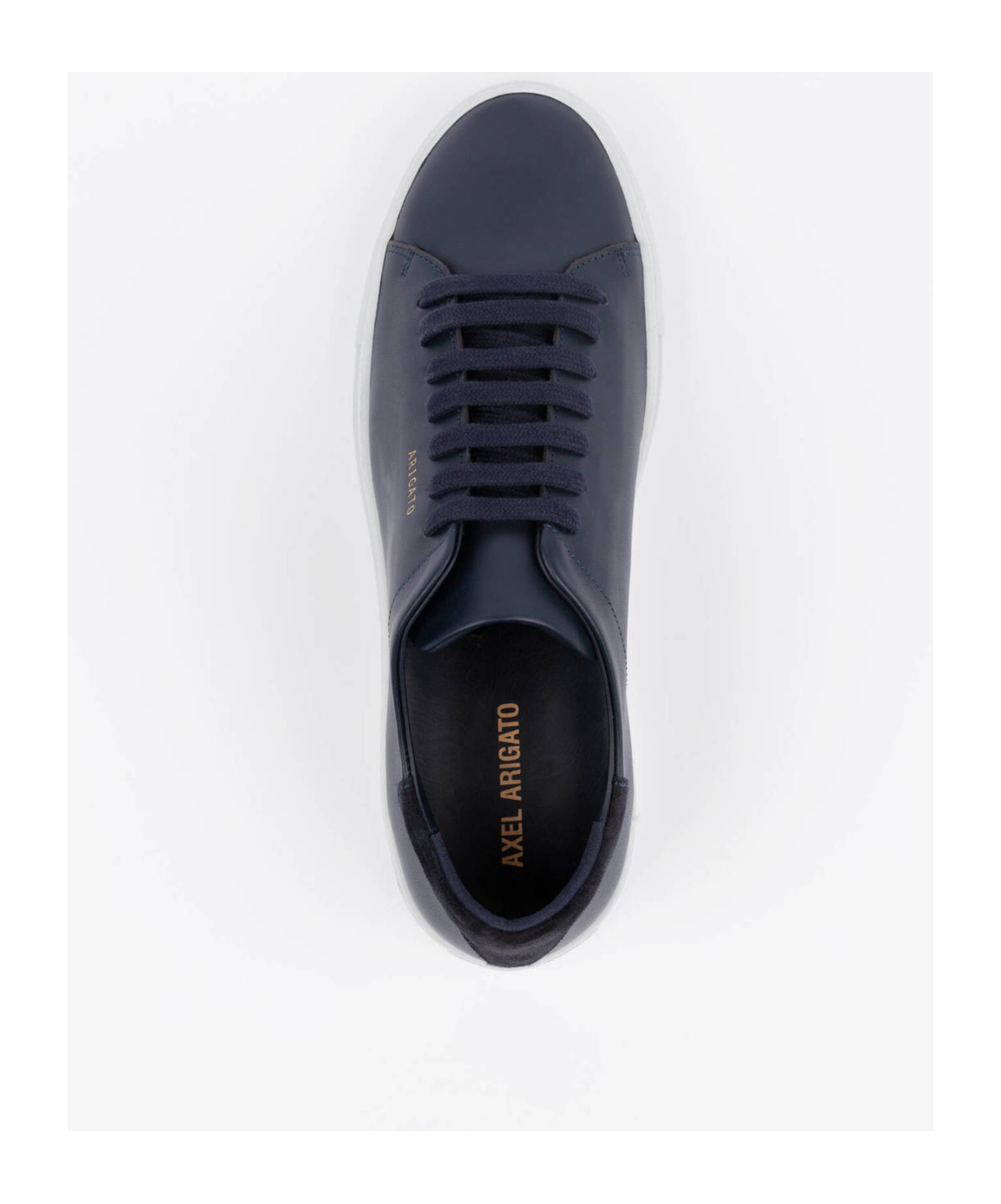 Axel Arigato Clean 90 Full-grain Leather Sneakers In Blue