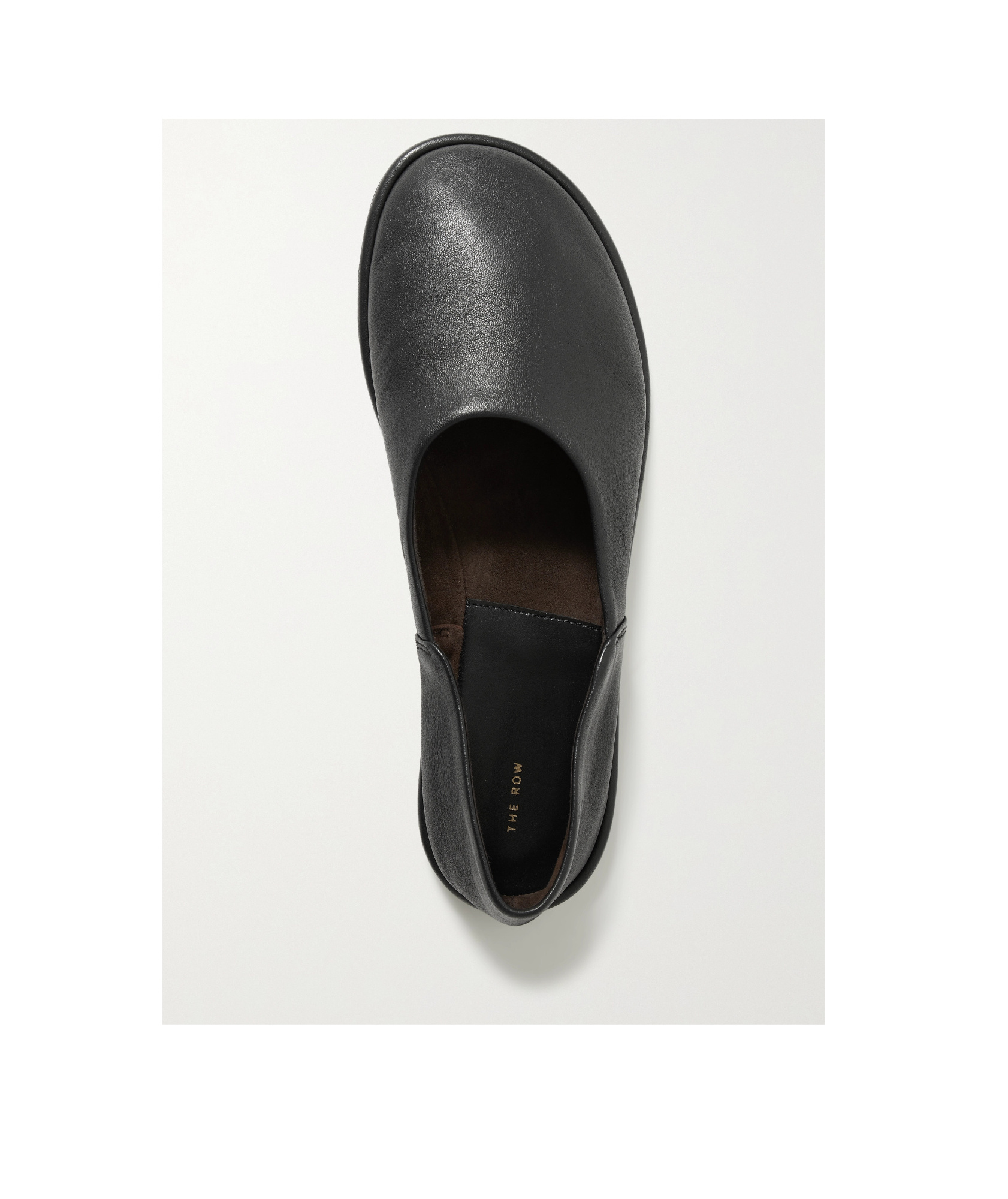 The Row Canal Slip On Loafers In Black