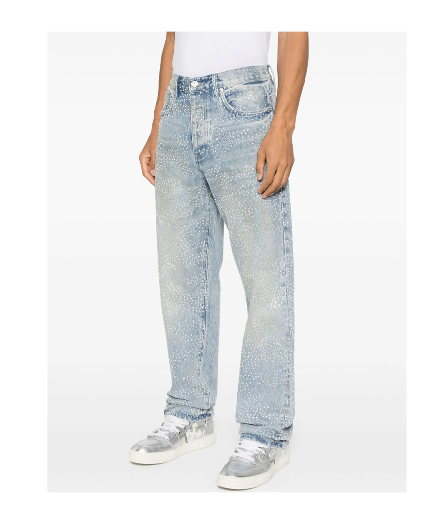 PURPLE BRAND JEANS WITH RHINESTONES