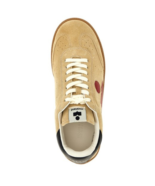 Isabel Marant Suede Luxe Sneakers Rubber Sole In Beige