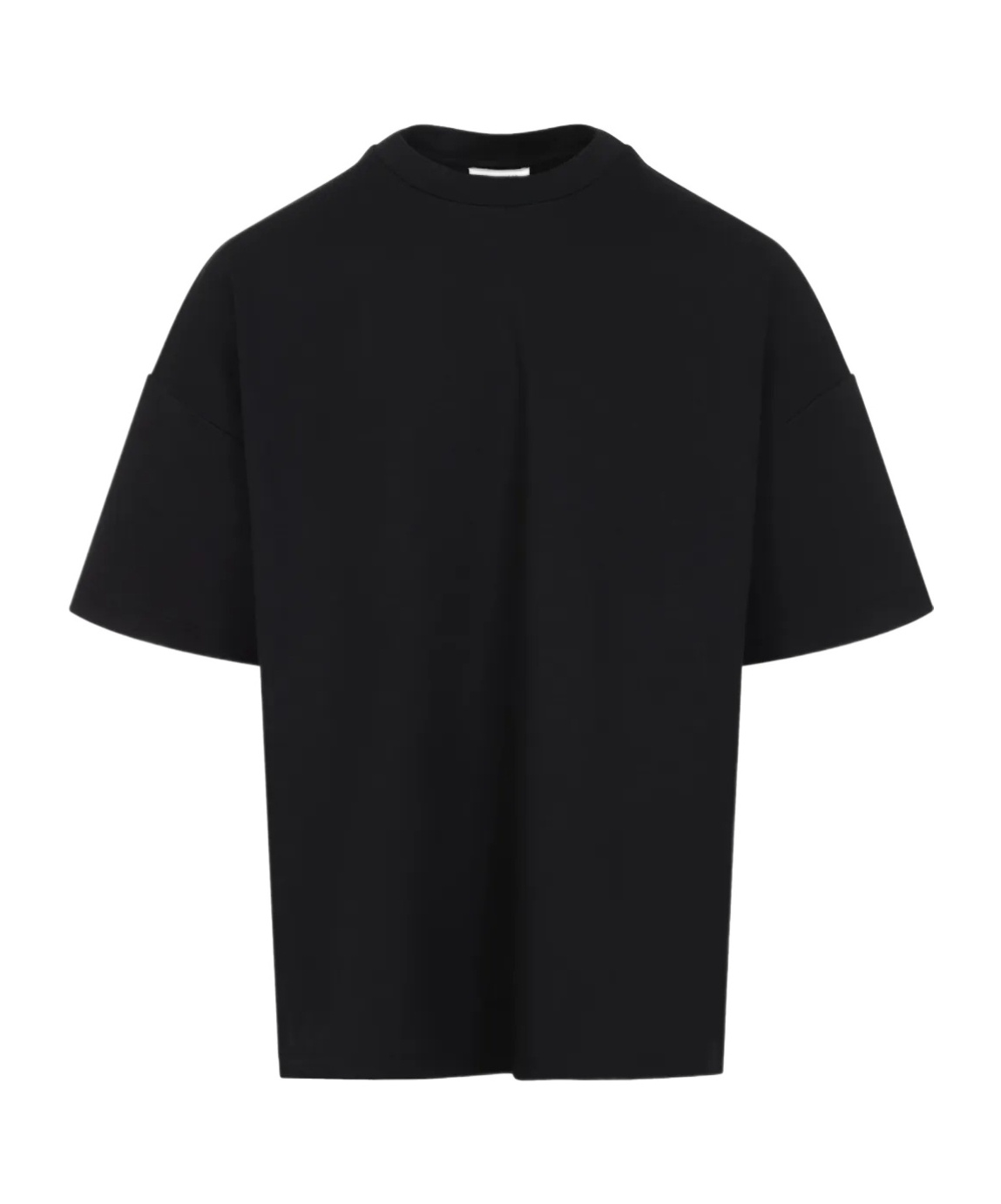 Shop Fear Of God Drop-shoulder T-shirt In Black