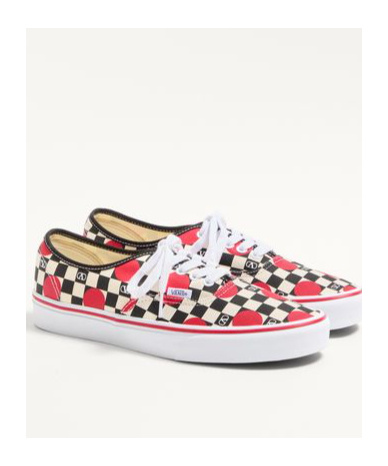 Valentino Garavani  Garavani And Vans Low-top Trainer In Fabric With Vlogo Checkerboard Pri In White