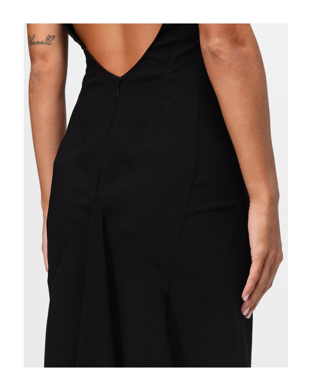 Dsquared2 Women's Wool Mini Dress In Black