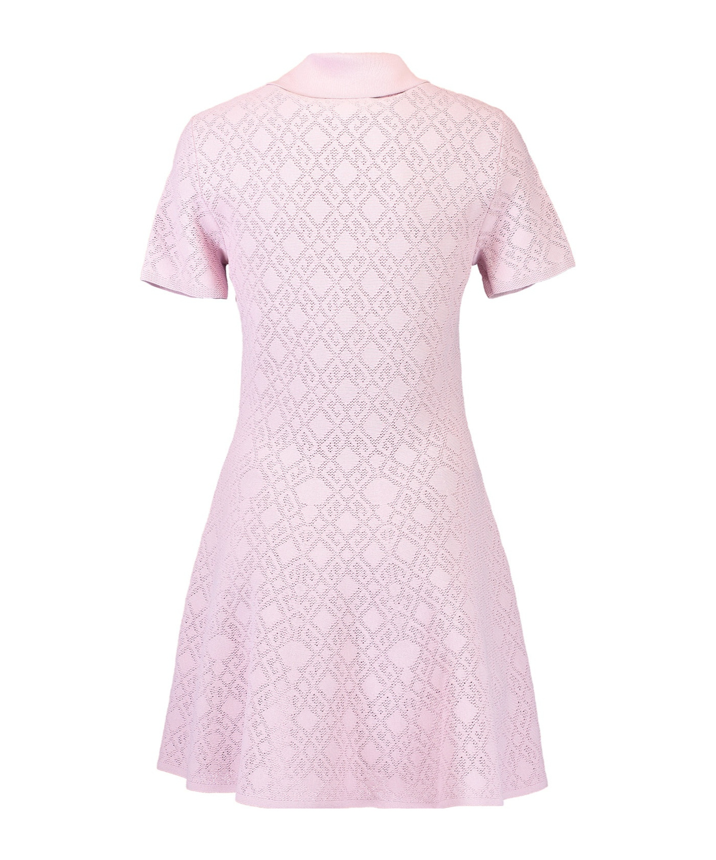 Givenchy Viscose Blend Polo Dress In Pink
