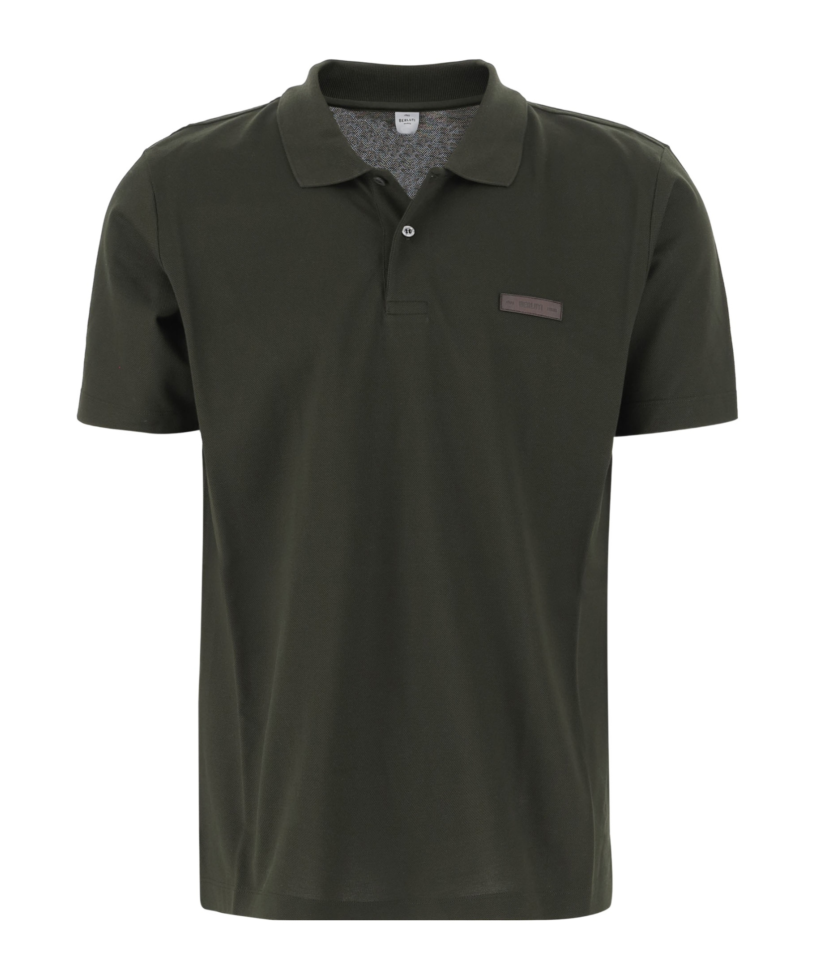 Berluti Short-sleeved Polo Shirt In Green