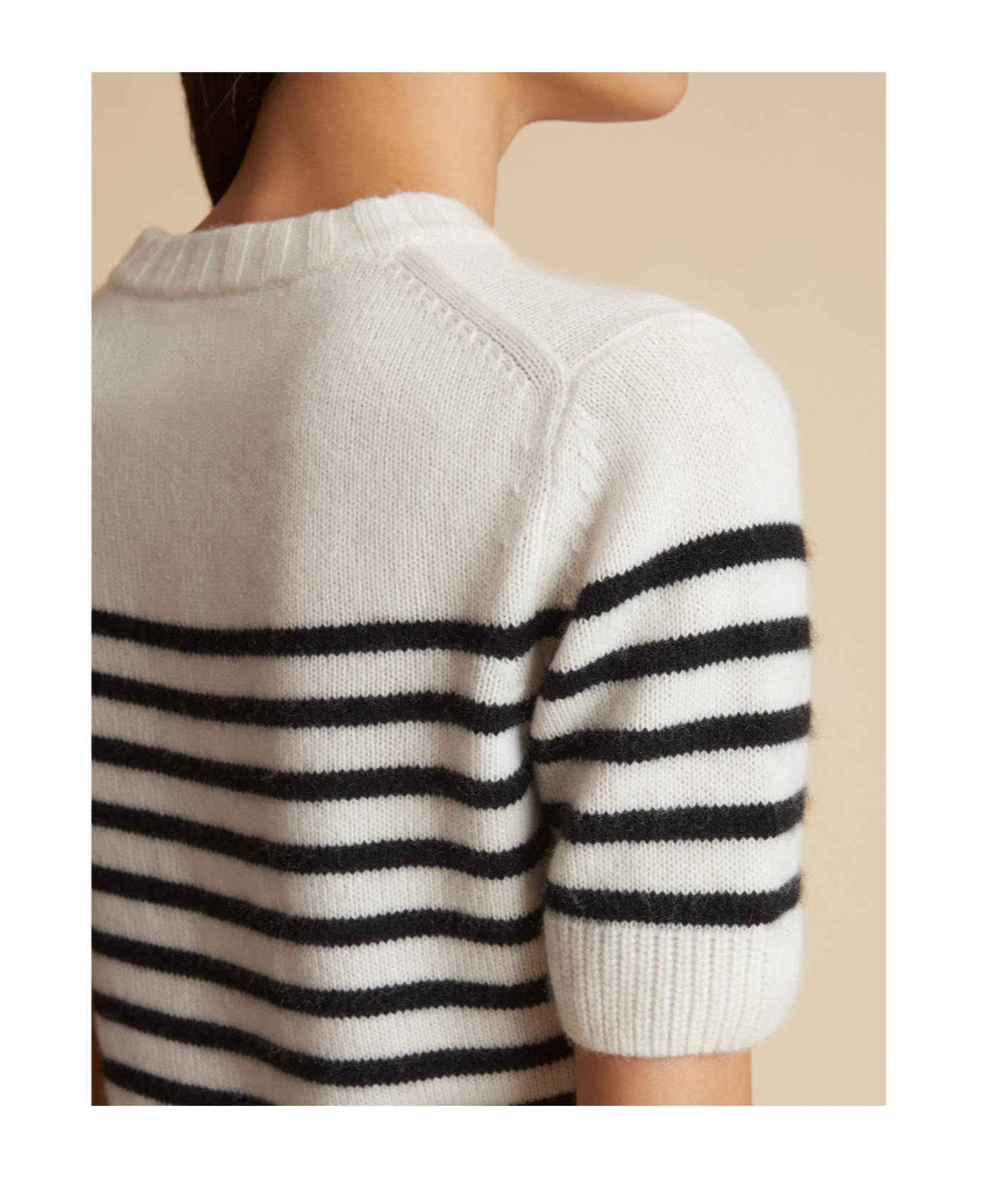 Khaite Luphia Striped Jumper In White