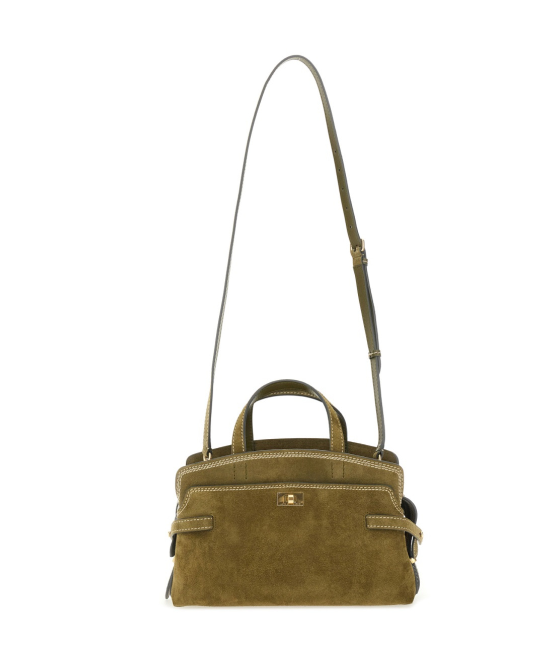 Anya Hindmarch Double Handle Shoulder Bag In Brown