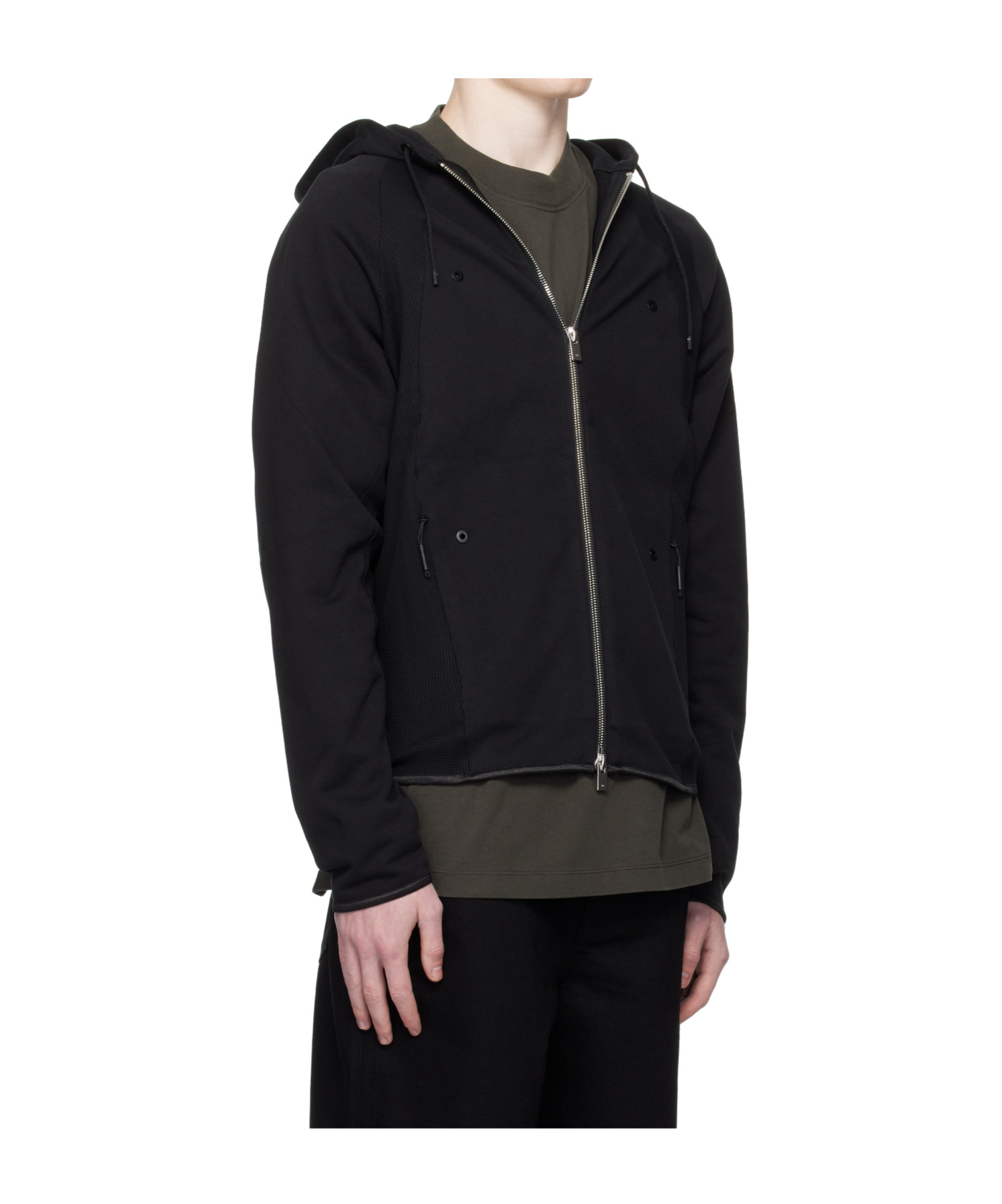Heliot Emil Lux Hoodie In Black