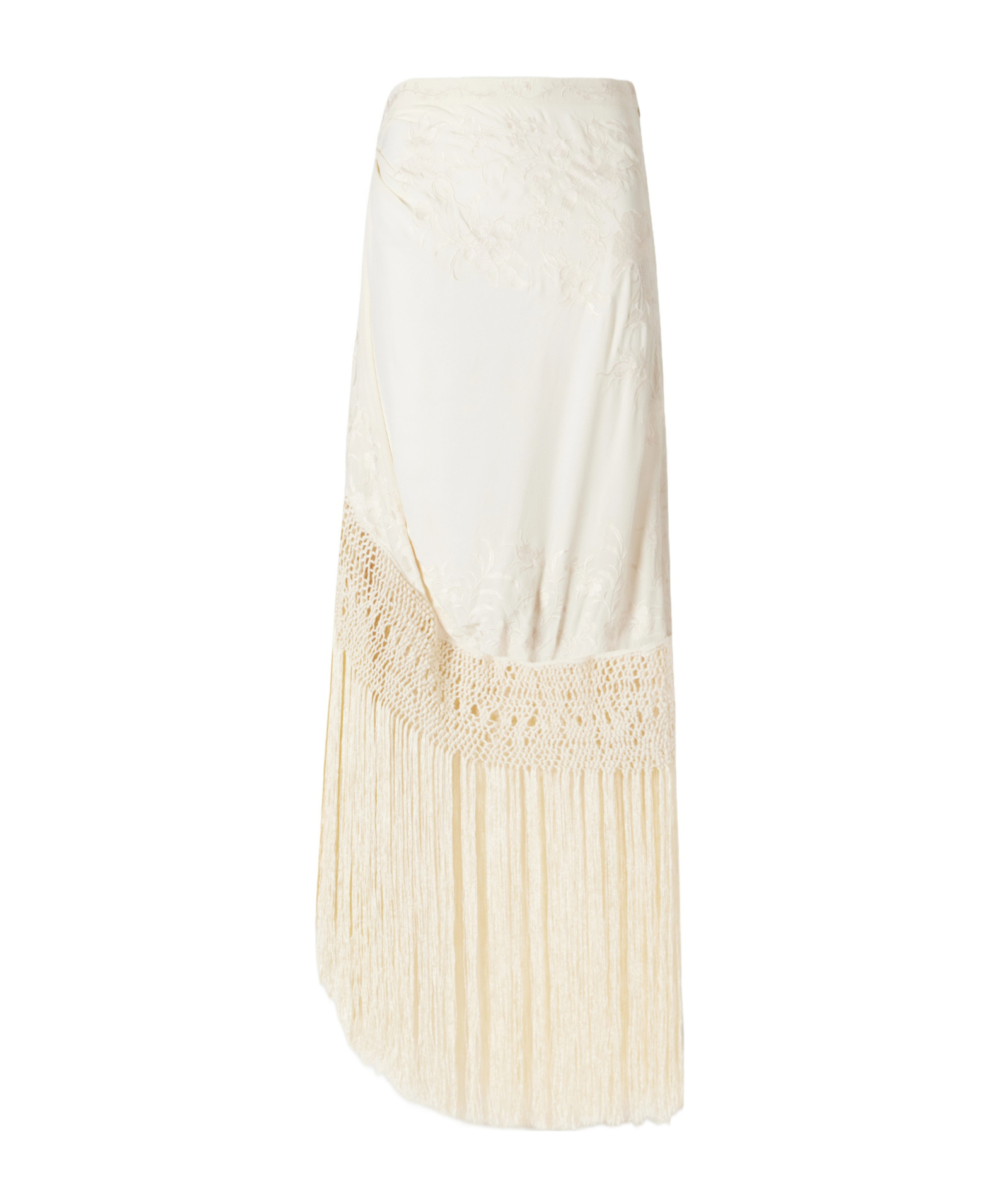 Ulla Johnson Fringed Skirt In White