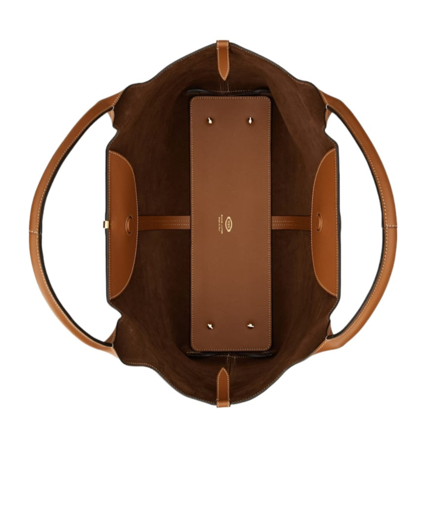 Tod's Medium And Small Shopping Bag In Brown