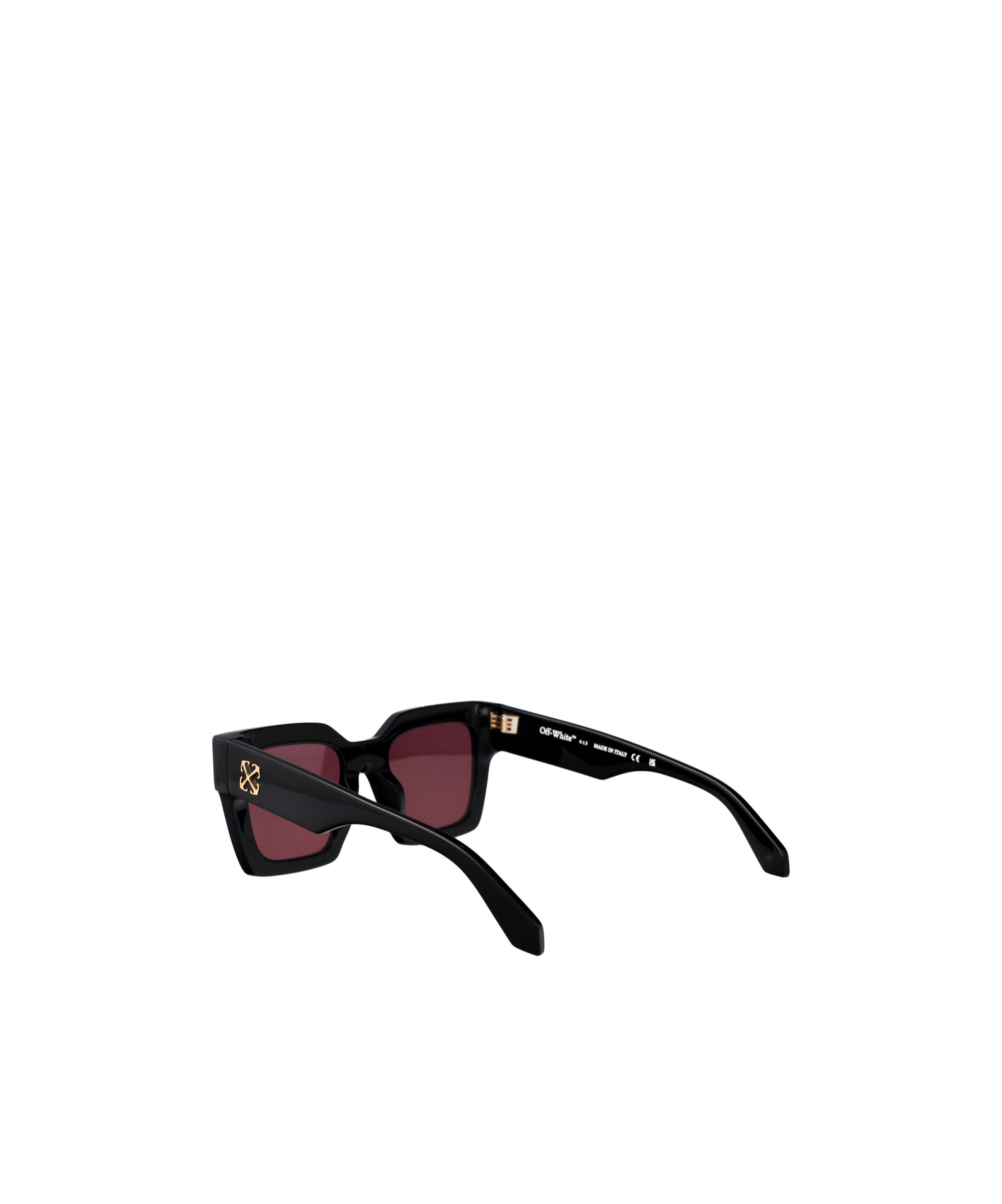 Off-white Full Frame Sunglasses In Red
