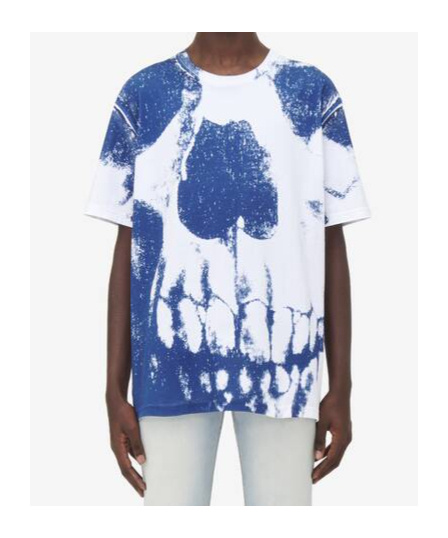Alexander Mcqueen Crew Neck T Shirt In White