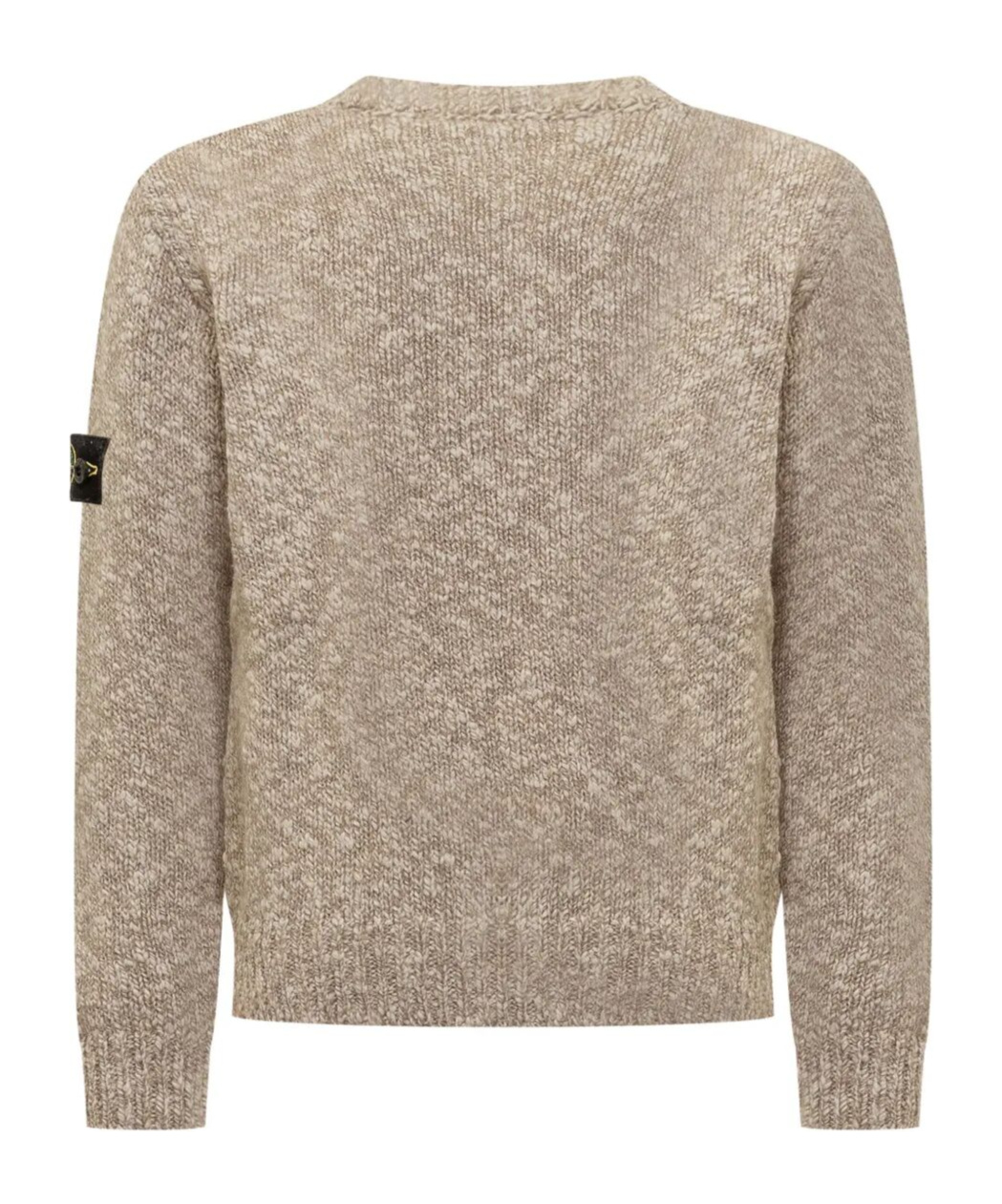Stone Island Crew Neck Patch Sweater In Multi