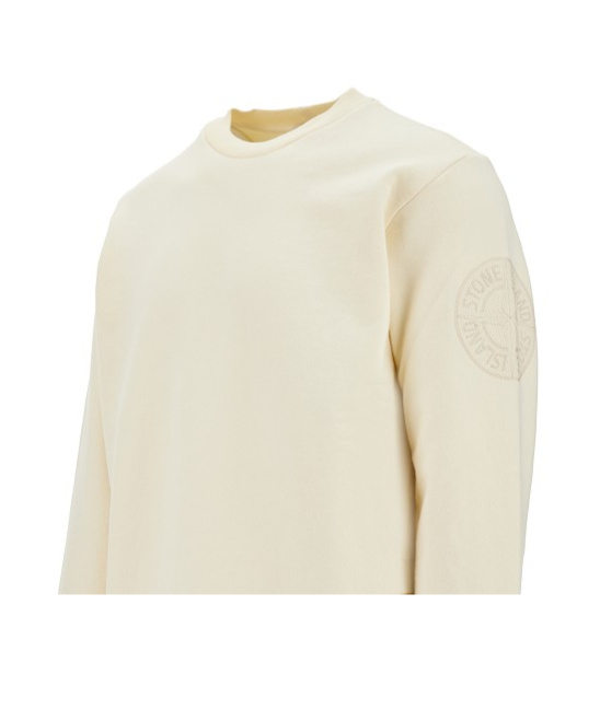 STONE ISLAND STONE ISLAND COMPASS EMBROIDERED CREWNECK SWEATSHIRT