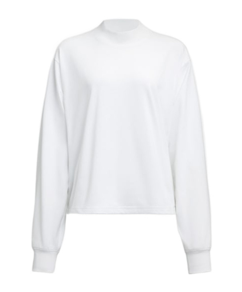Alaïa Long-sleeved T-shirt In White