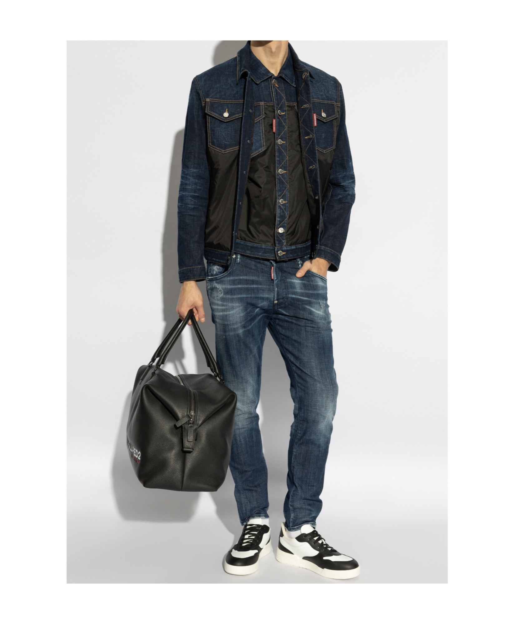 Dsquared2 Belt-loop Jeans In Blue