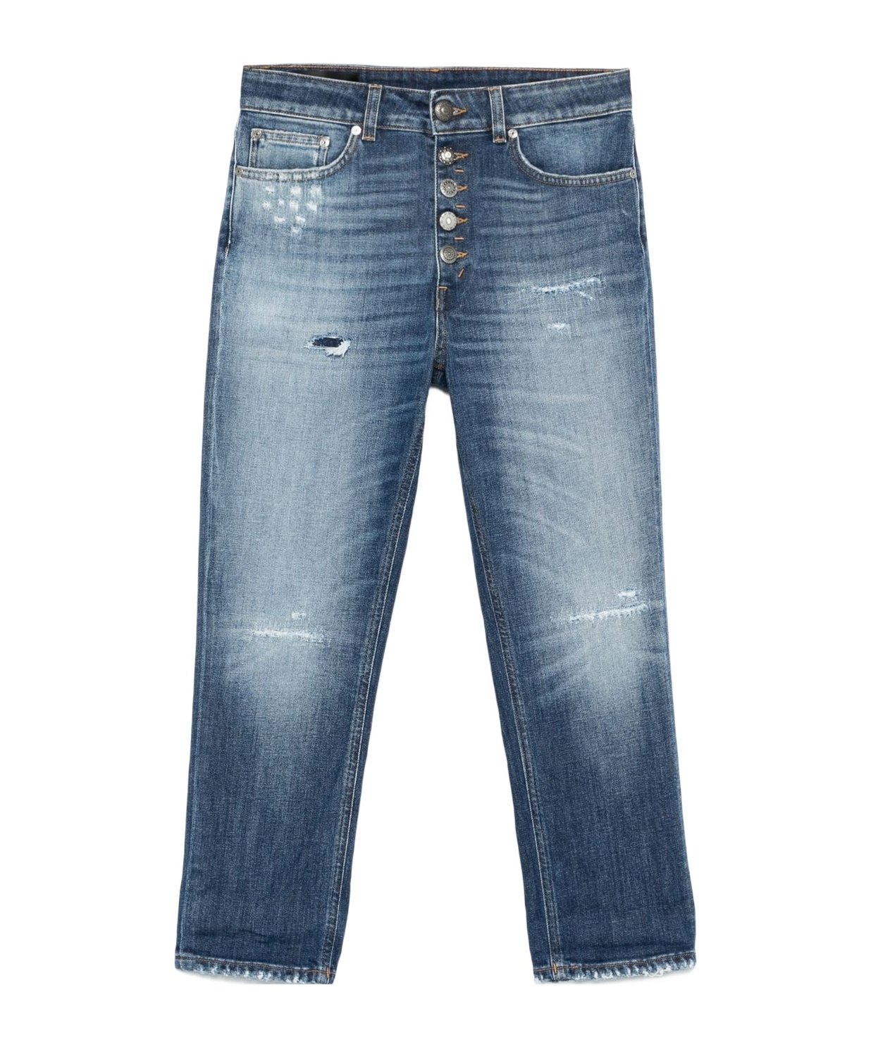 Dondup Koons Gioiello Jeans In Blue Denim In Blue