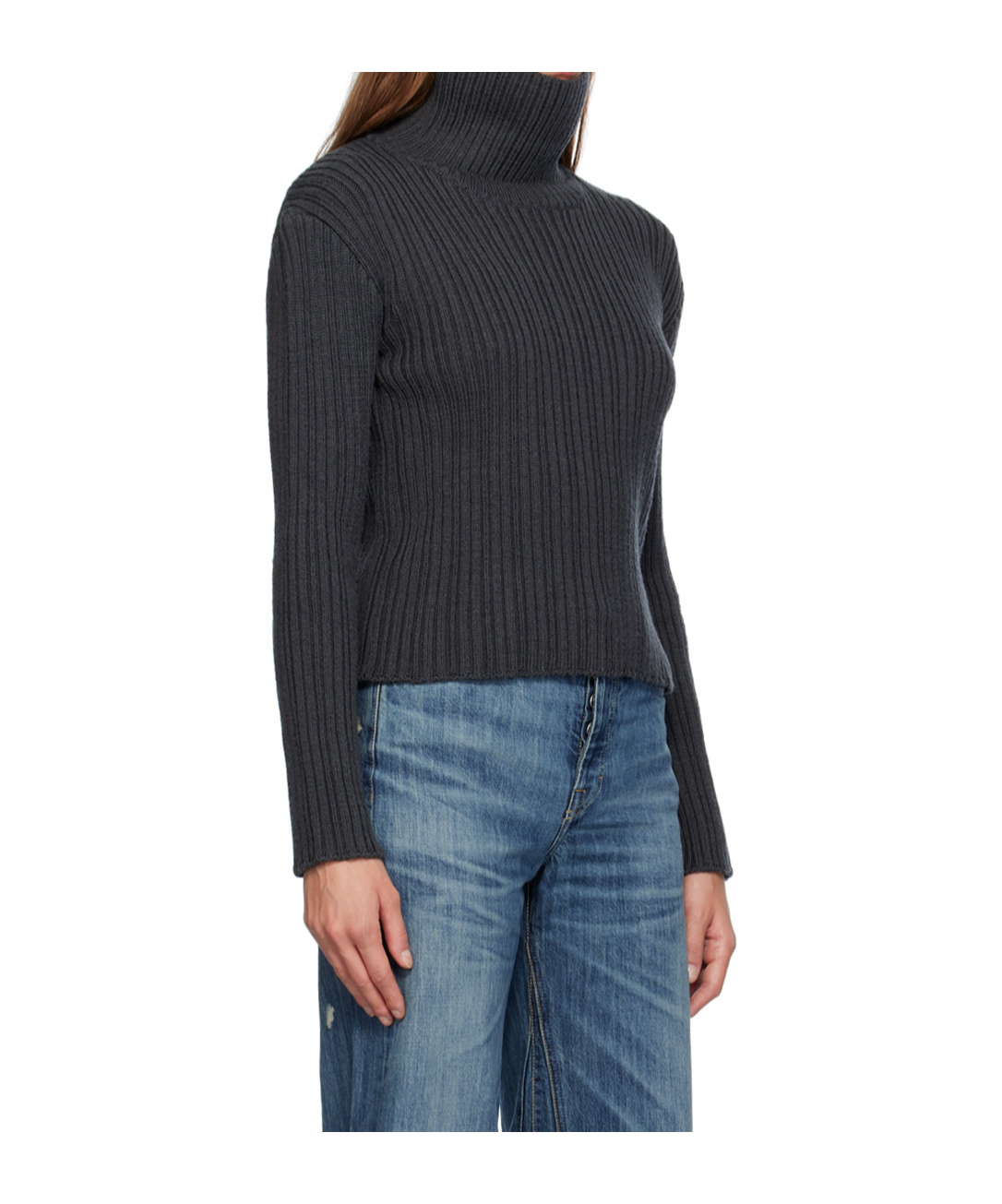 Our Legacy Knitted Design Sweater In Black