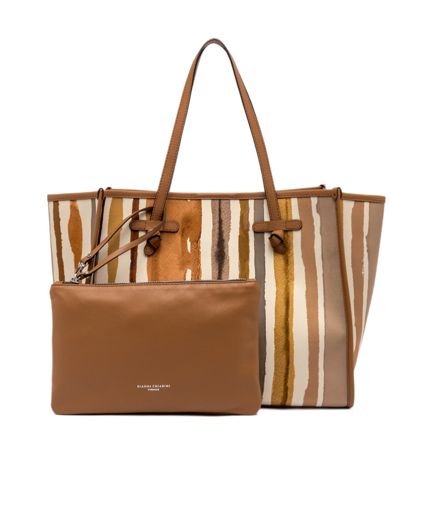 Gianni Chiarini Double-handle Tote Bag In Brown