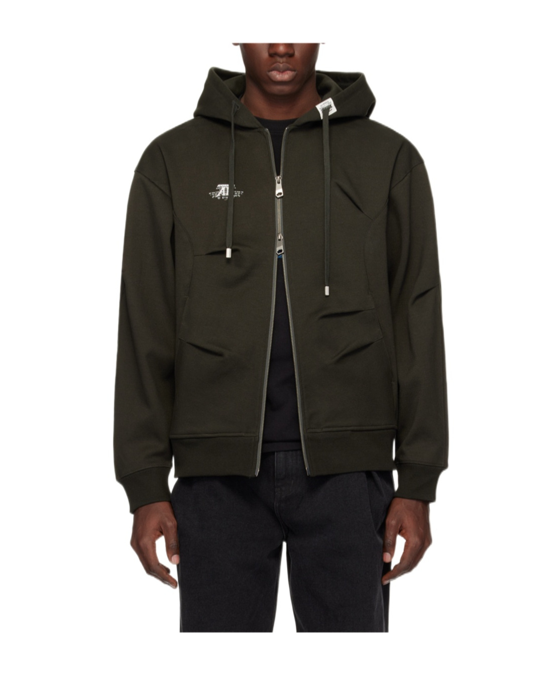 Ader Error Zipper Casual Jacket In Black
