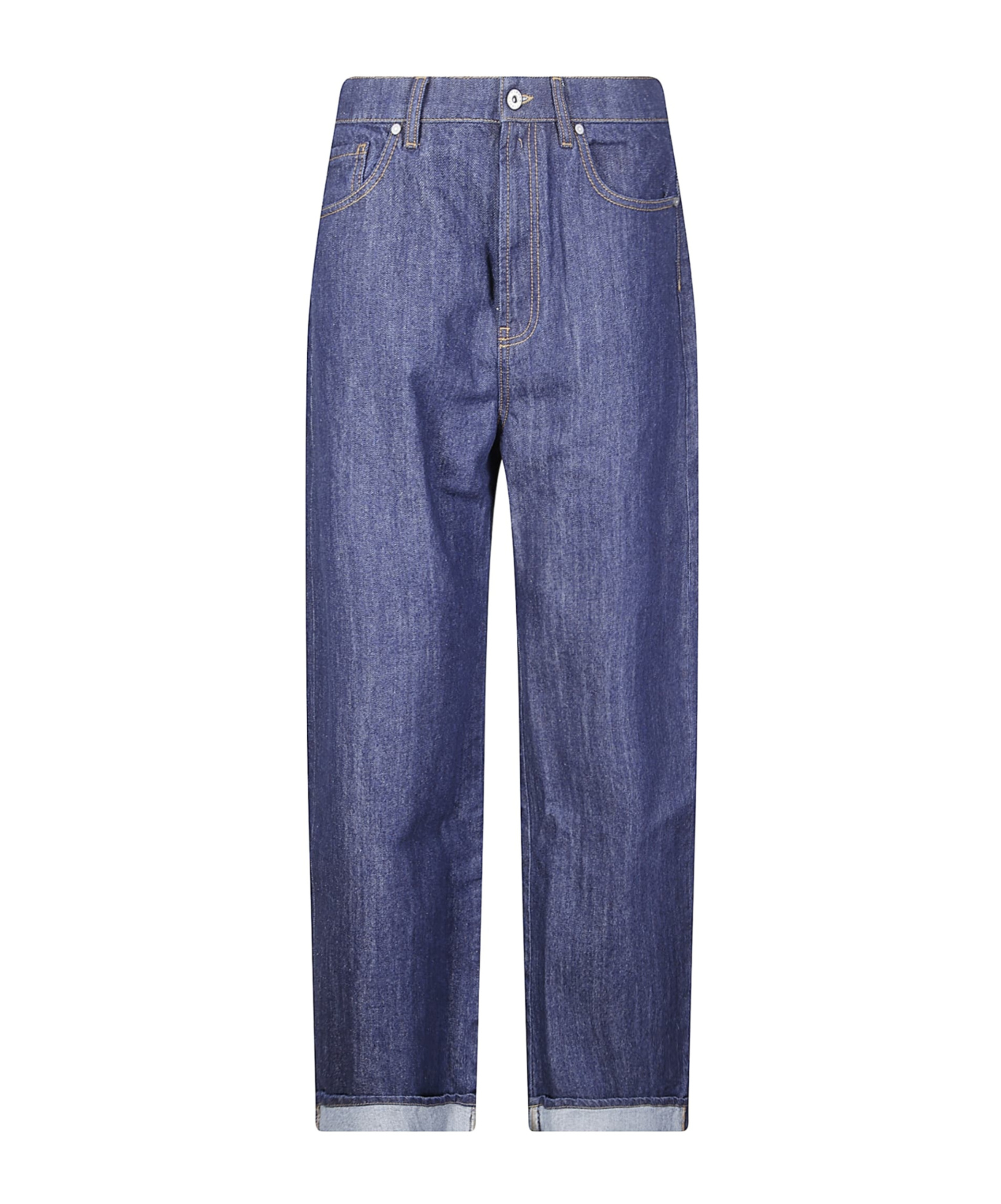 P.a.r.o.s.h Belt-loop Jeans In Blue