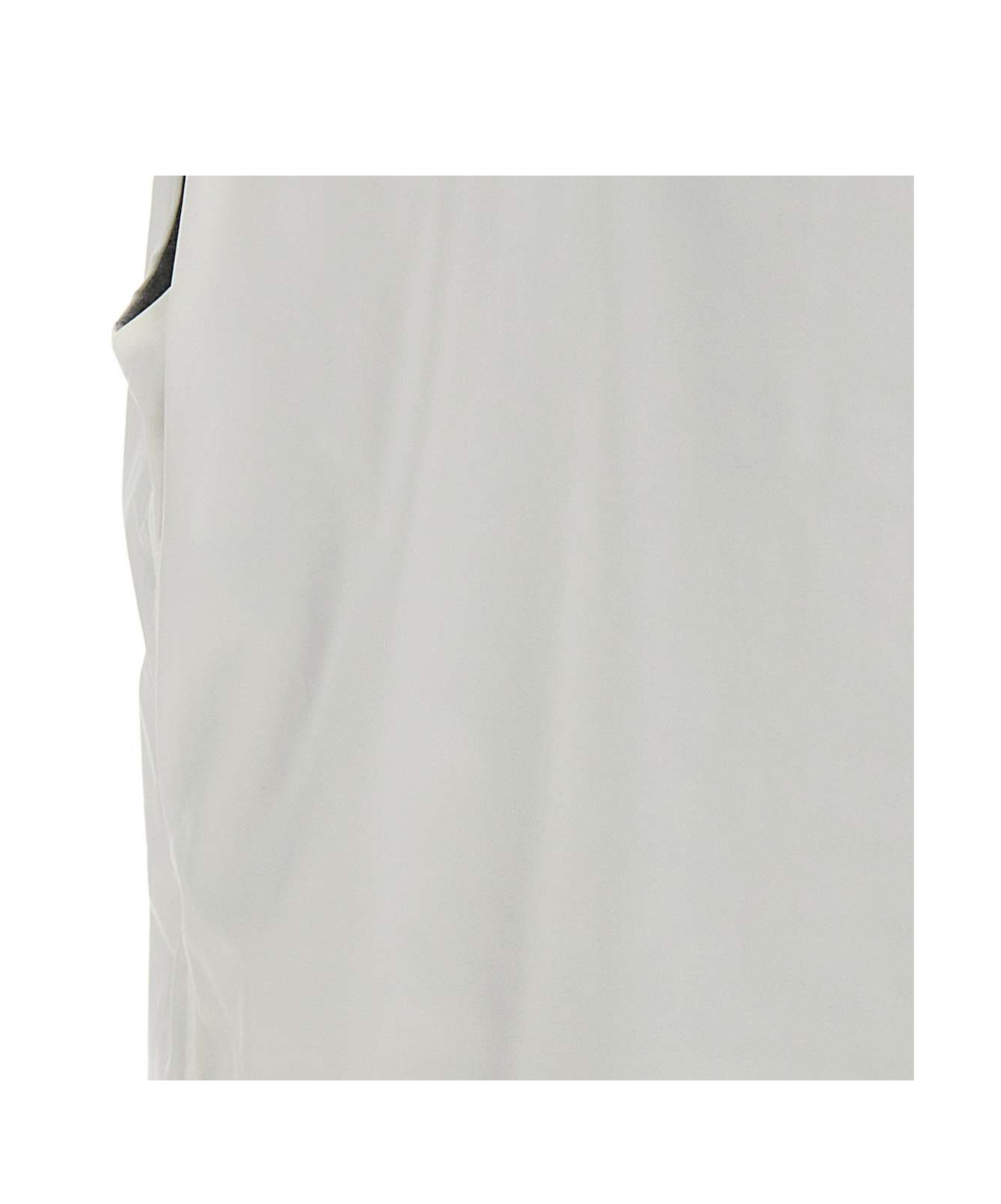 Herno Sleeveless Reversible Gilet High Collar In White