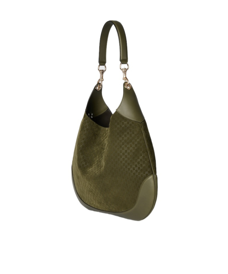 Gucci B Medium Shoulder Bag In Green