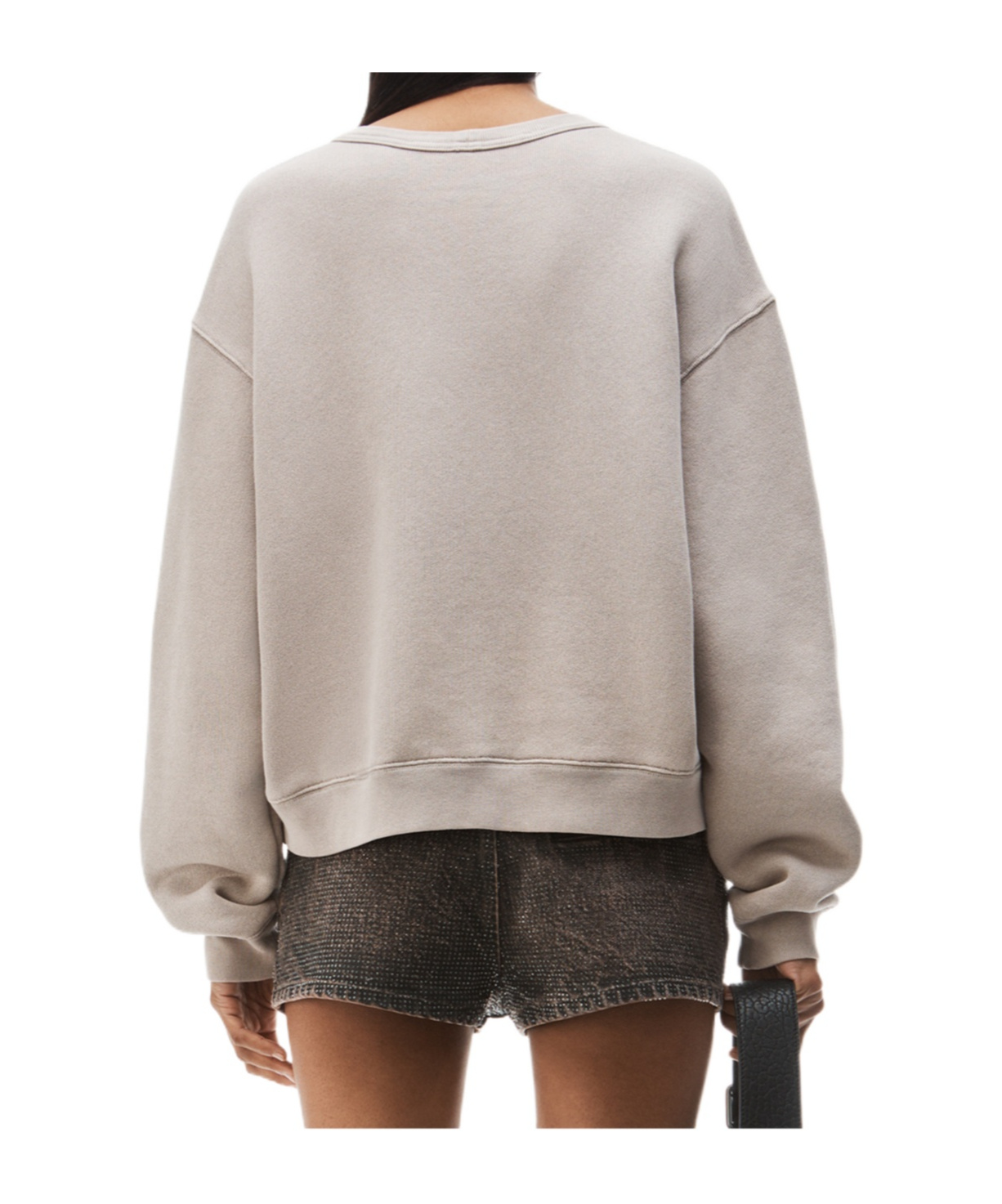 Alexander Wang Round-neck Sweater In Nude
