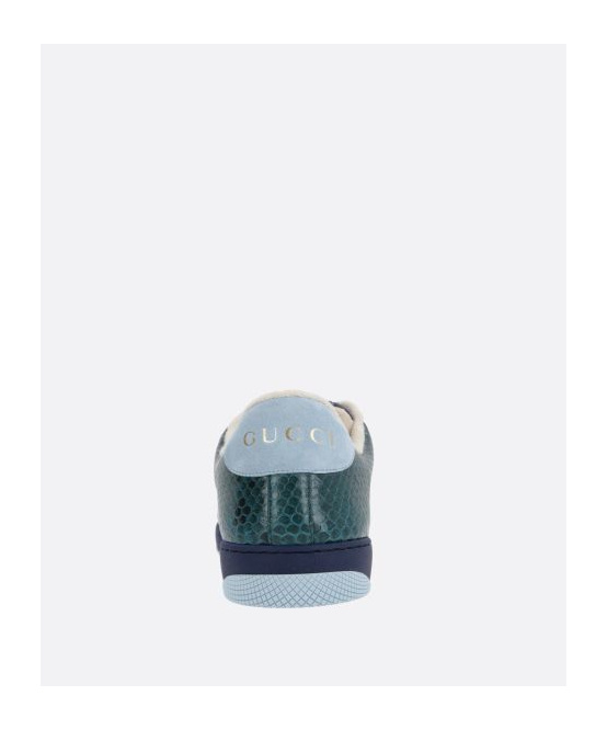 Gucci Screener Low-top Sneakers In Blue