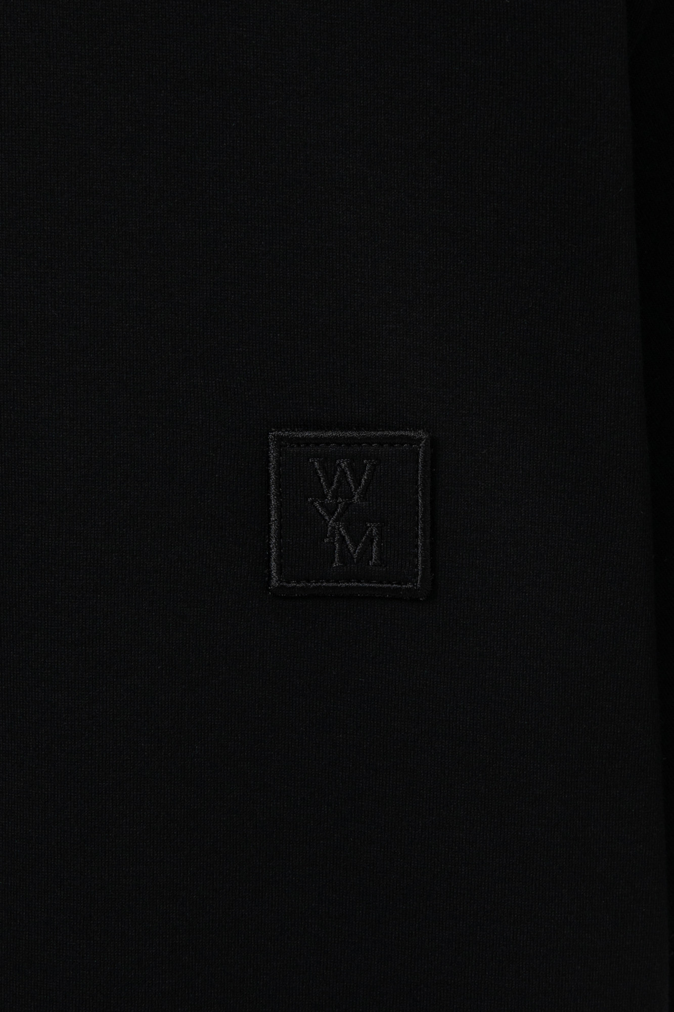 Wooyoungmi Black Cotton Overfit T-shirt In Black