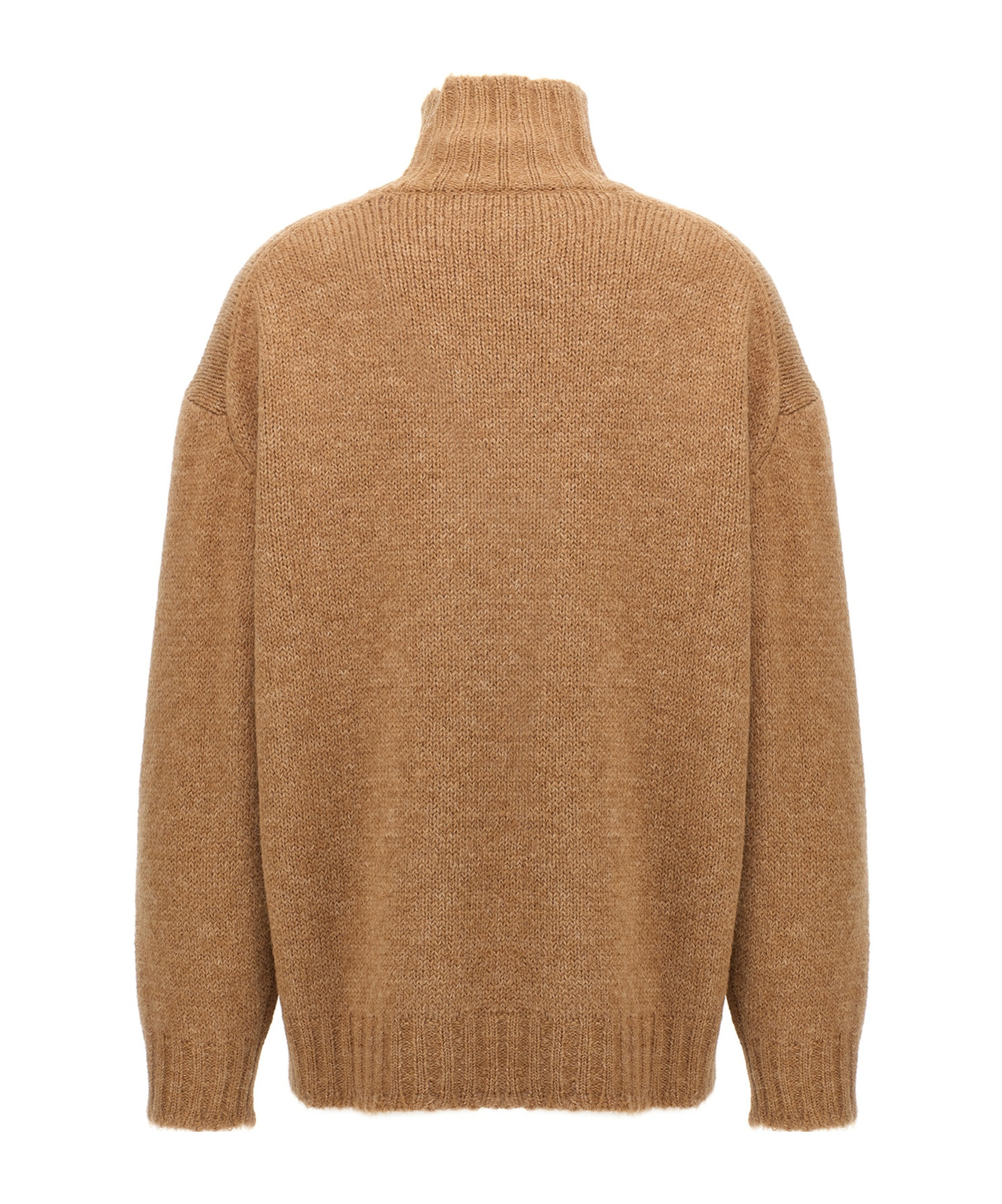Jil Sander High Neck Sweater Sweaters And Cardigans In Brown