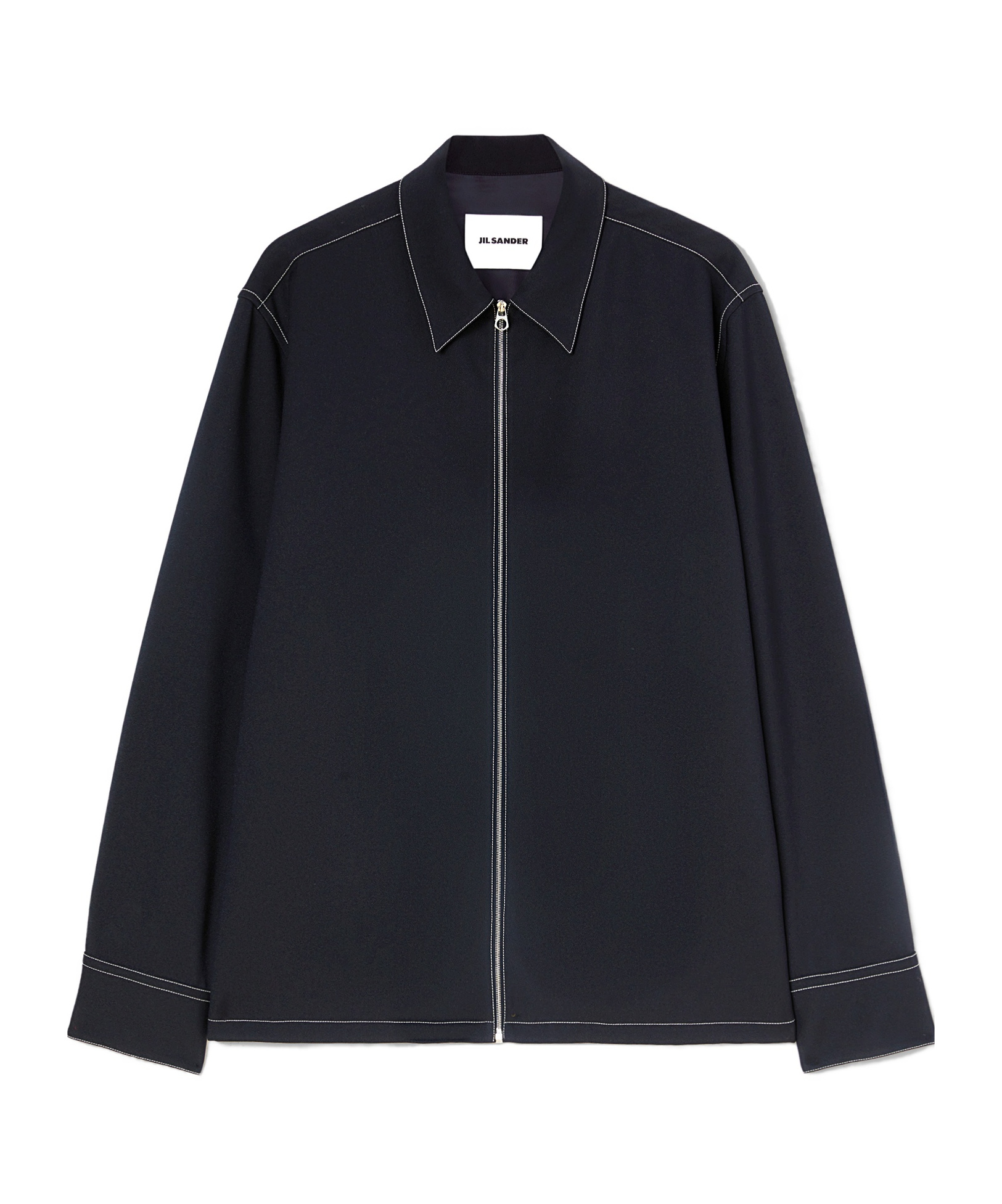 Jil Sander Straight Plain Jacket In Black