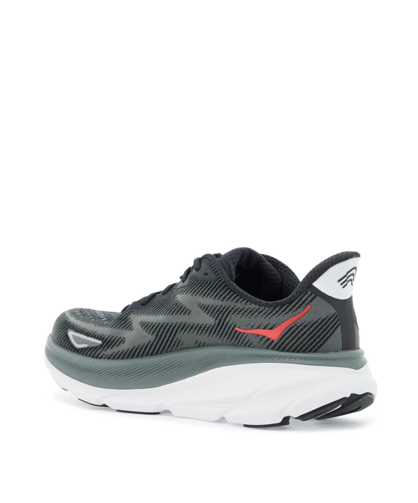 Hoka Clifton 9 Knitted Sneakers In Black