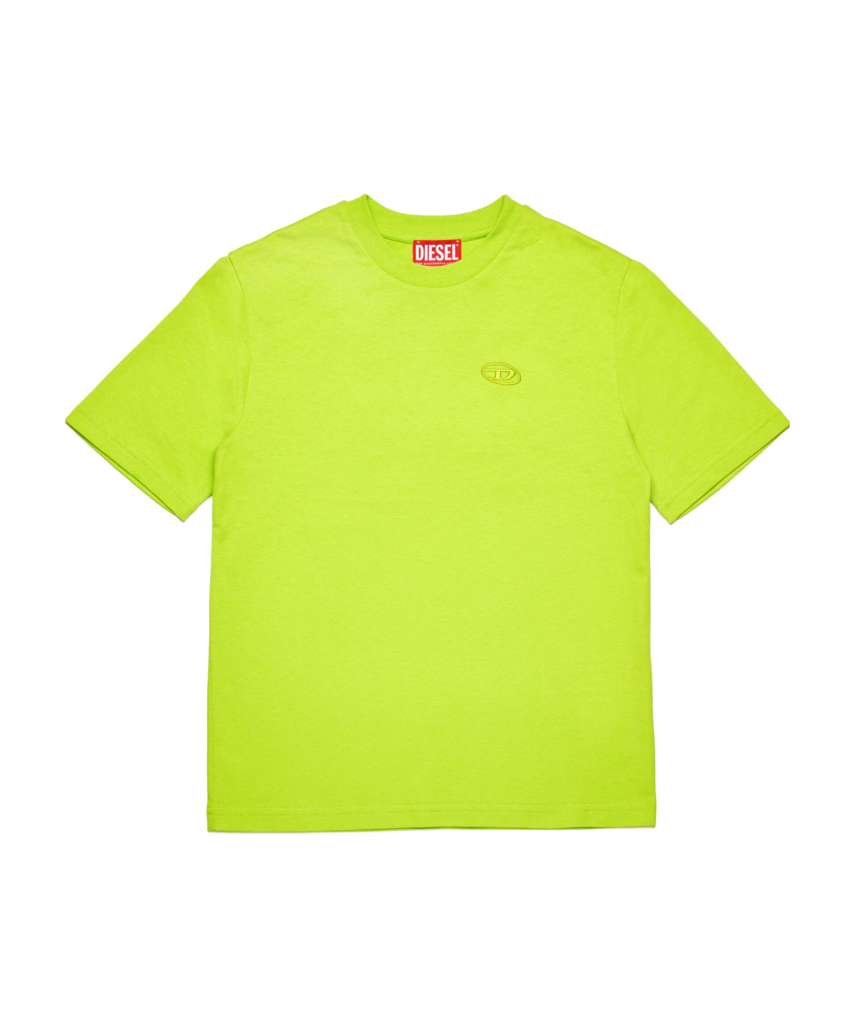 Diesel Logo-embroidery T-shirt In Yellow