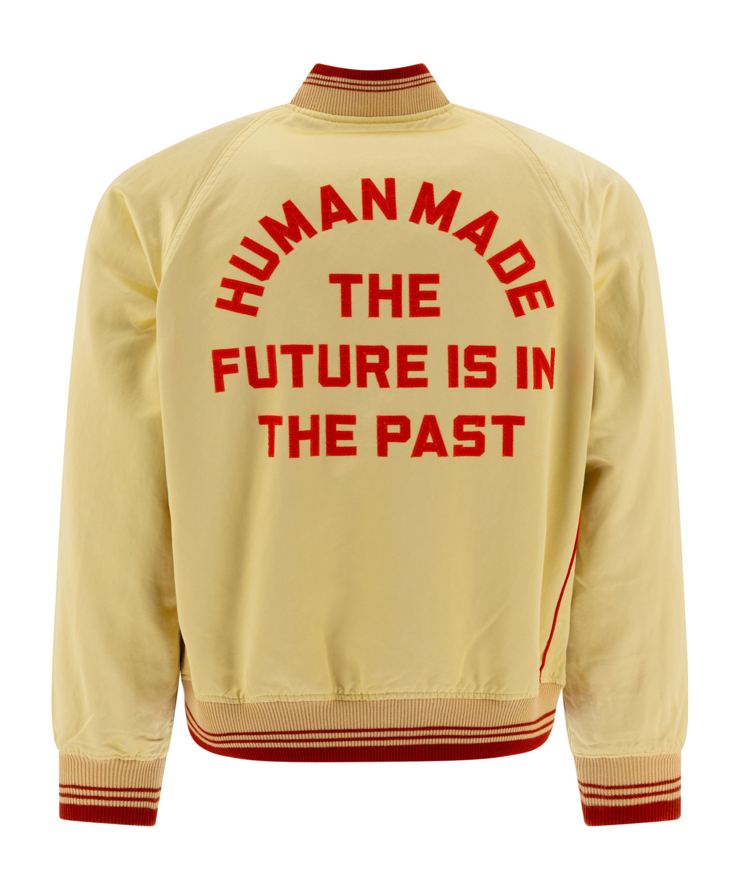 Human Made Printed Bomber Jacket In Gold