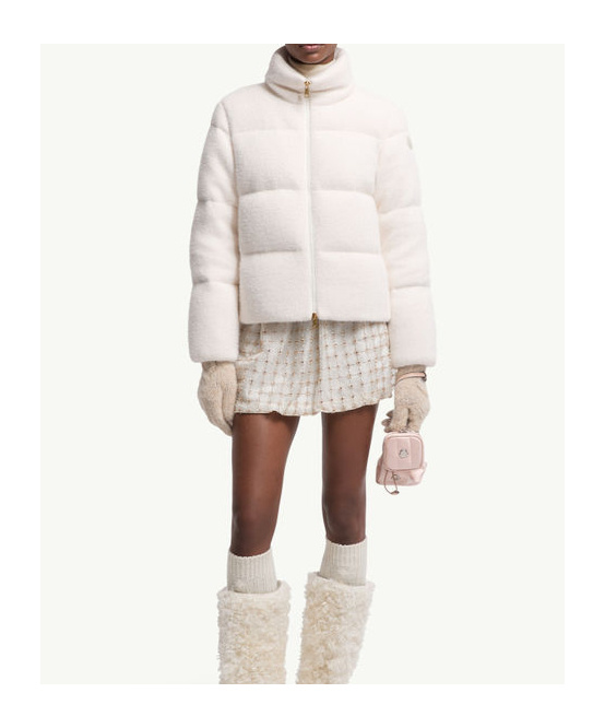 Moncler Mornas Short Down Jacket In White