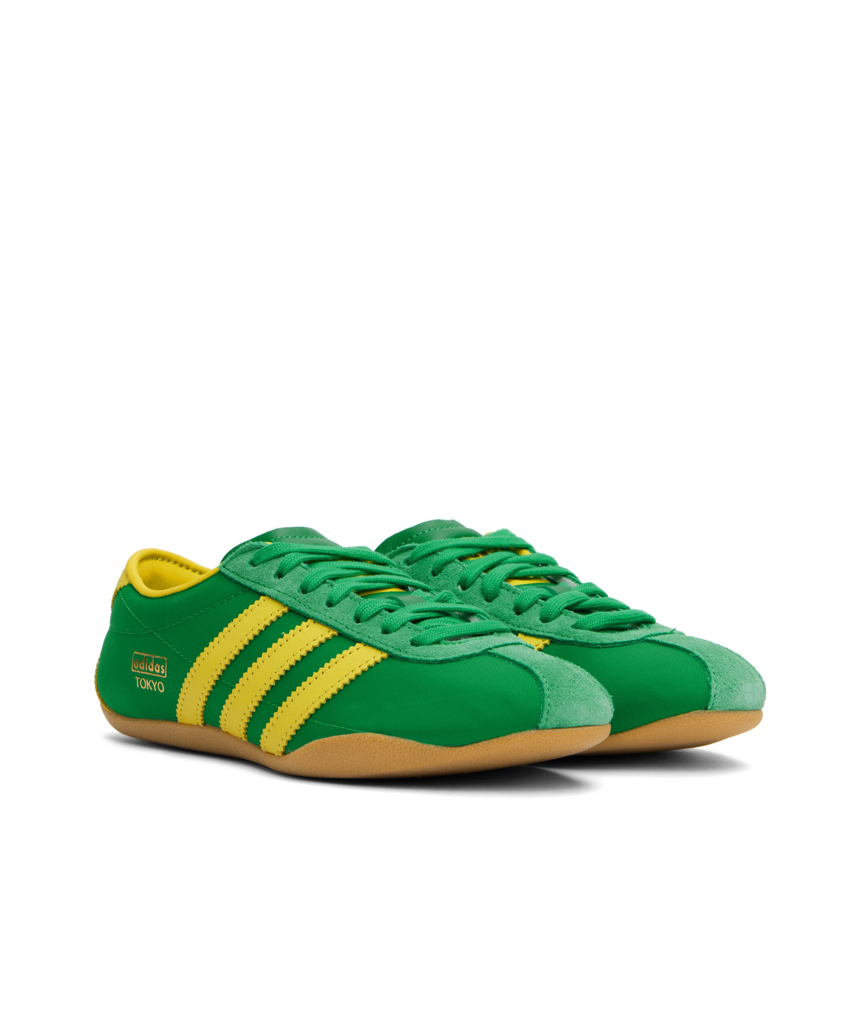 Shop Adidas Originals Tokyo Sneakers In Green Yellow