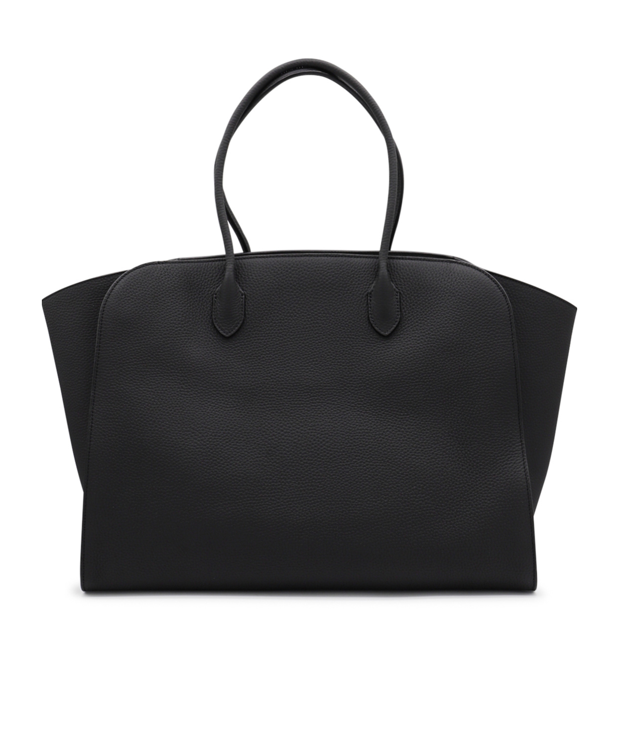 The Row Marlo Top Handle Tote Bag In Black