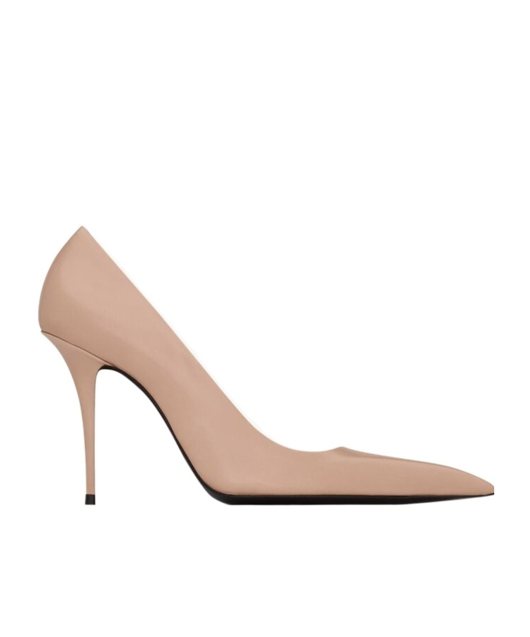 Saint Laurent Élysée Pumps In Smooth Leather In Black