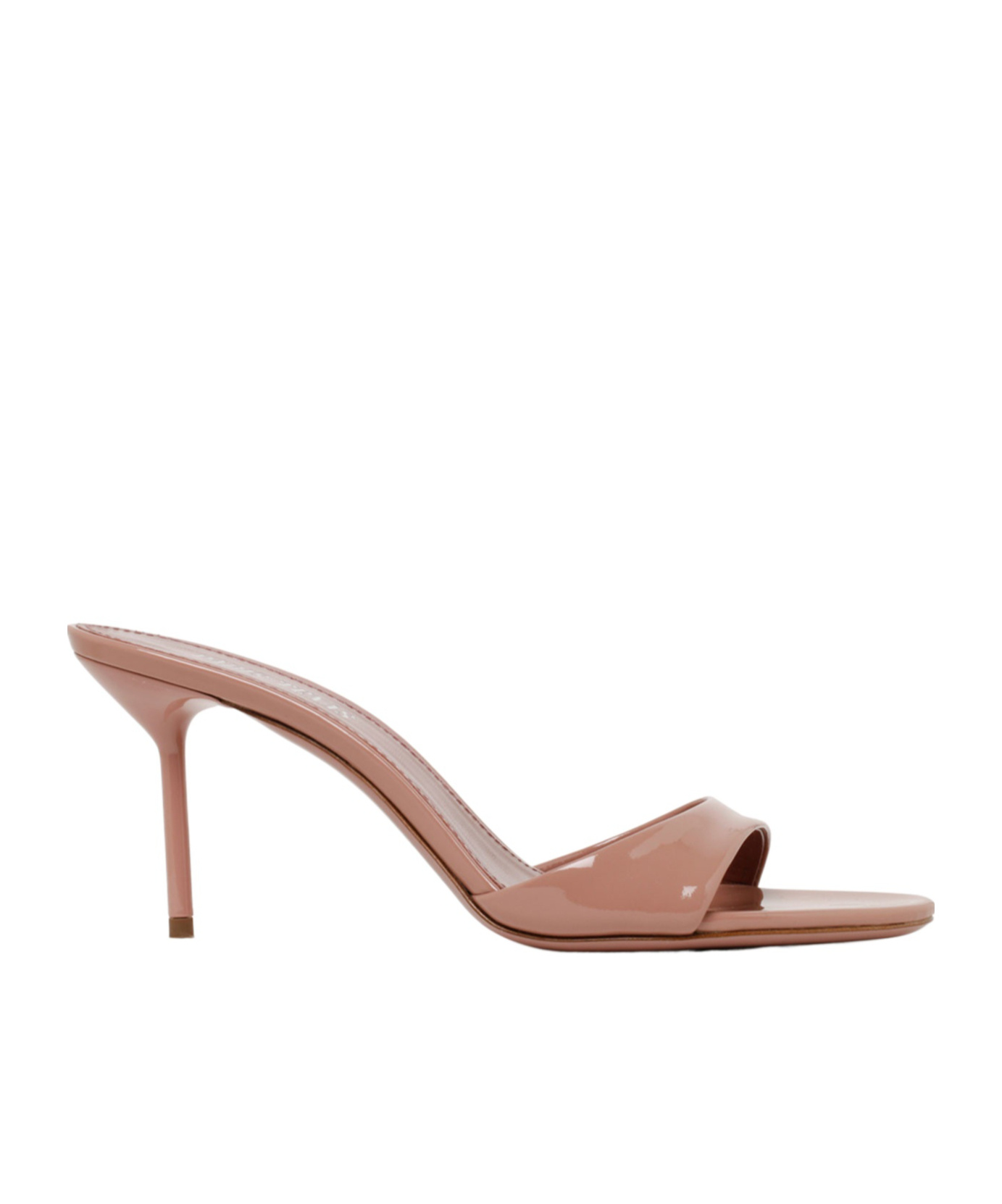 Paris Texas Lidia 80 Patent Leather Mules In Pink